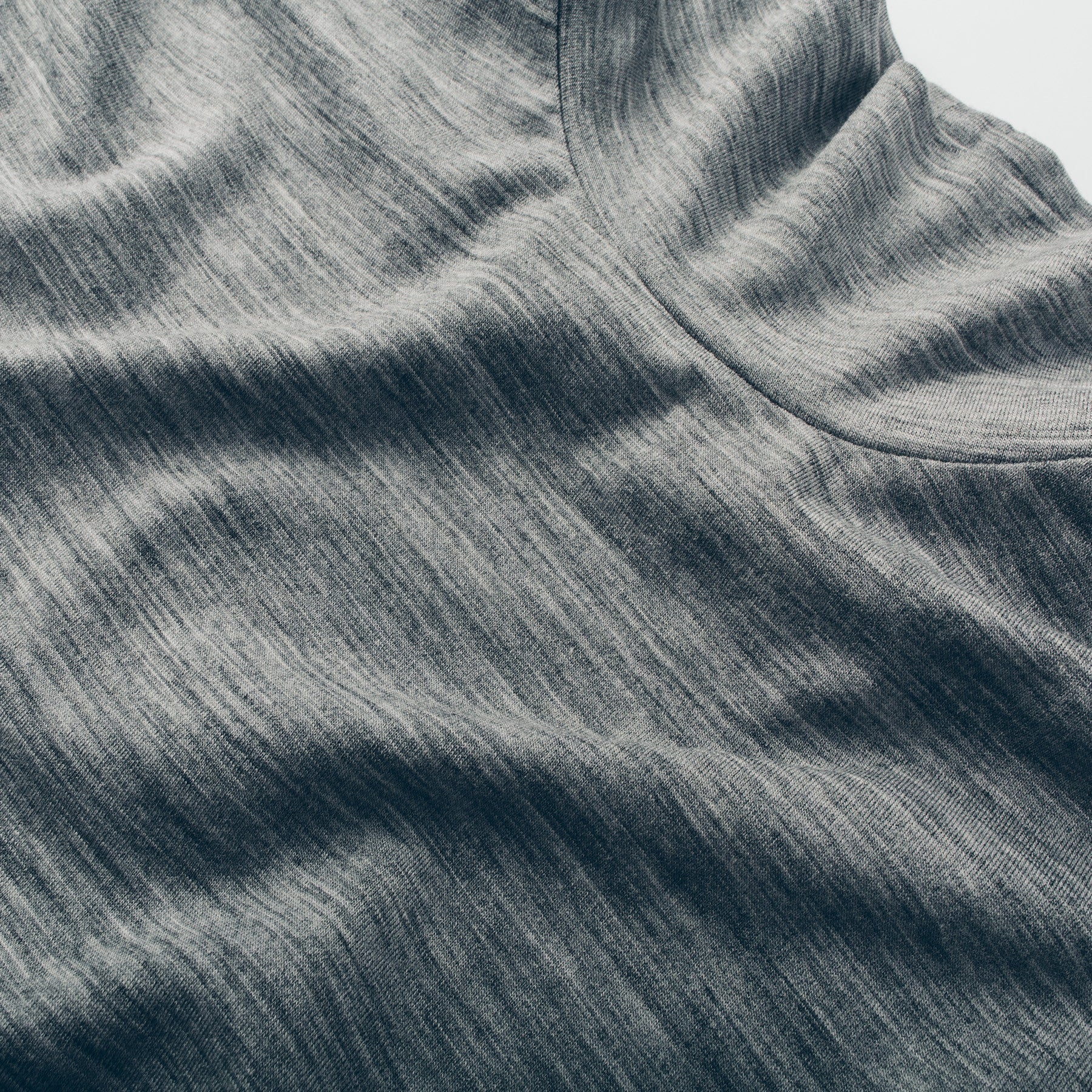 The Mercerized Merino Turtle Neck in Heather Grey - Image 3