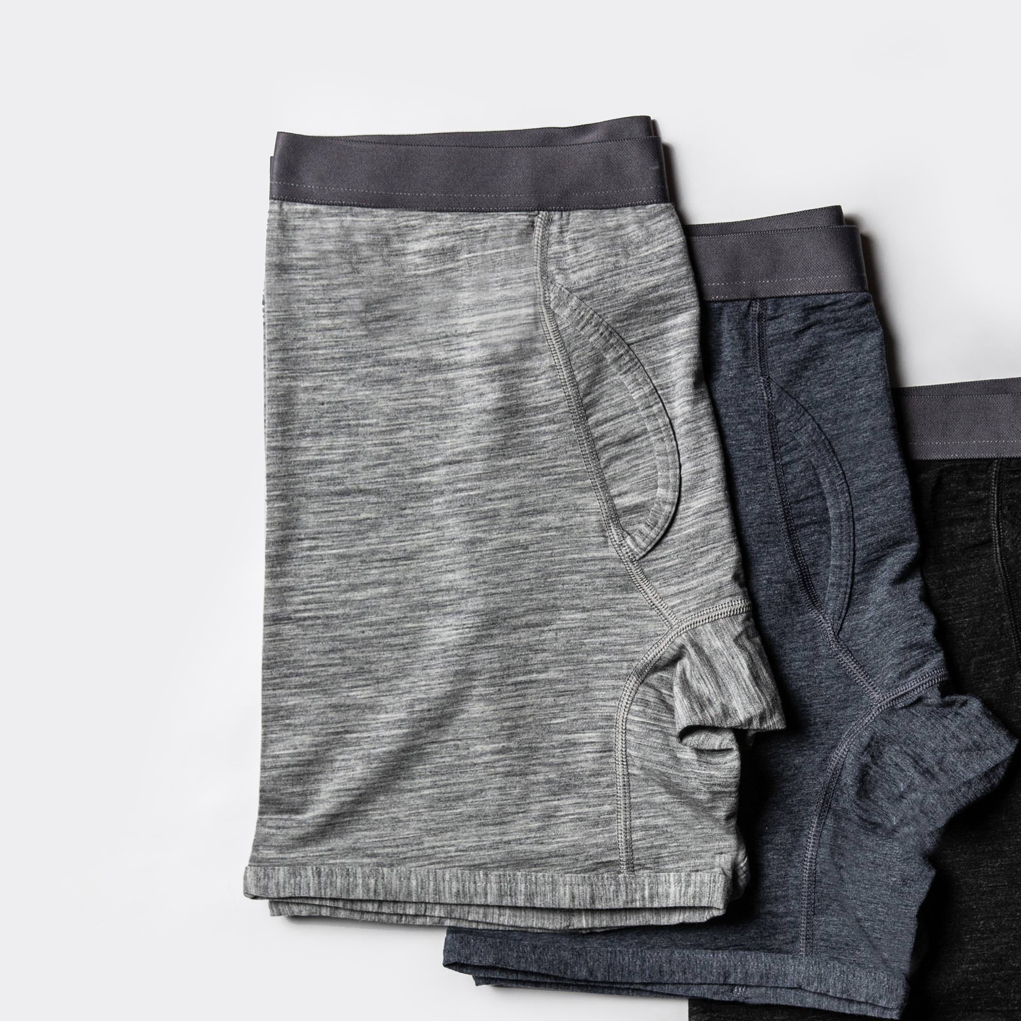 The Merino Boxer in Heather Grey - Image 3