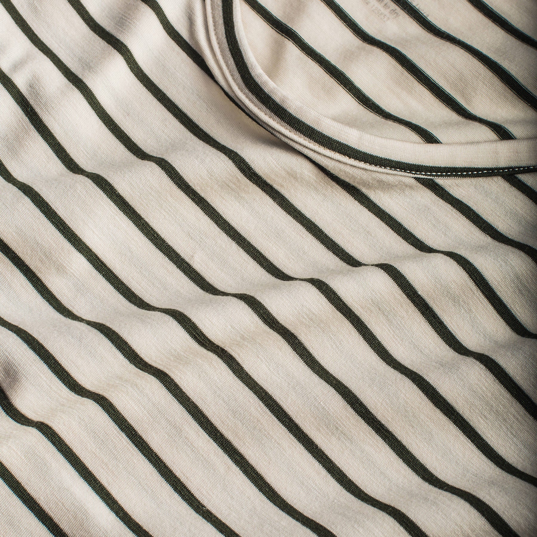 The Sausalito Dress in Forest Stripe Mercerized Merino - Image 7