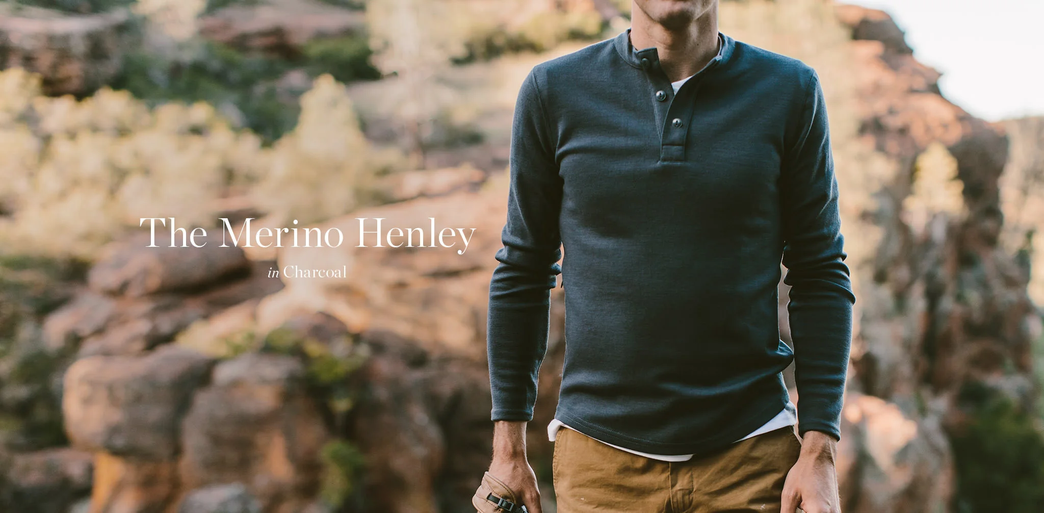 The Merino Henley in Charcoal - Image 8