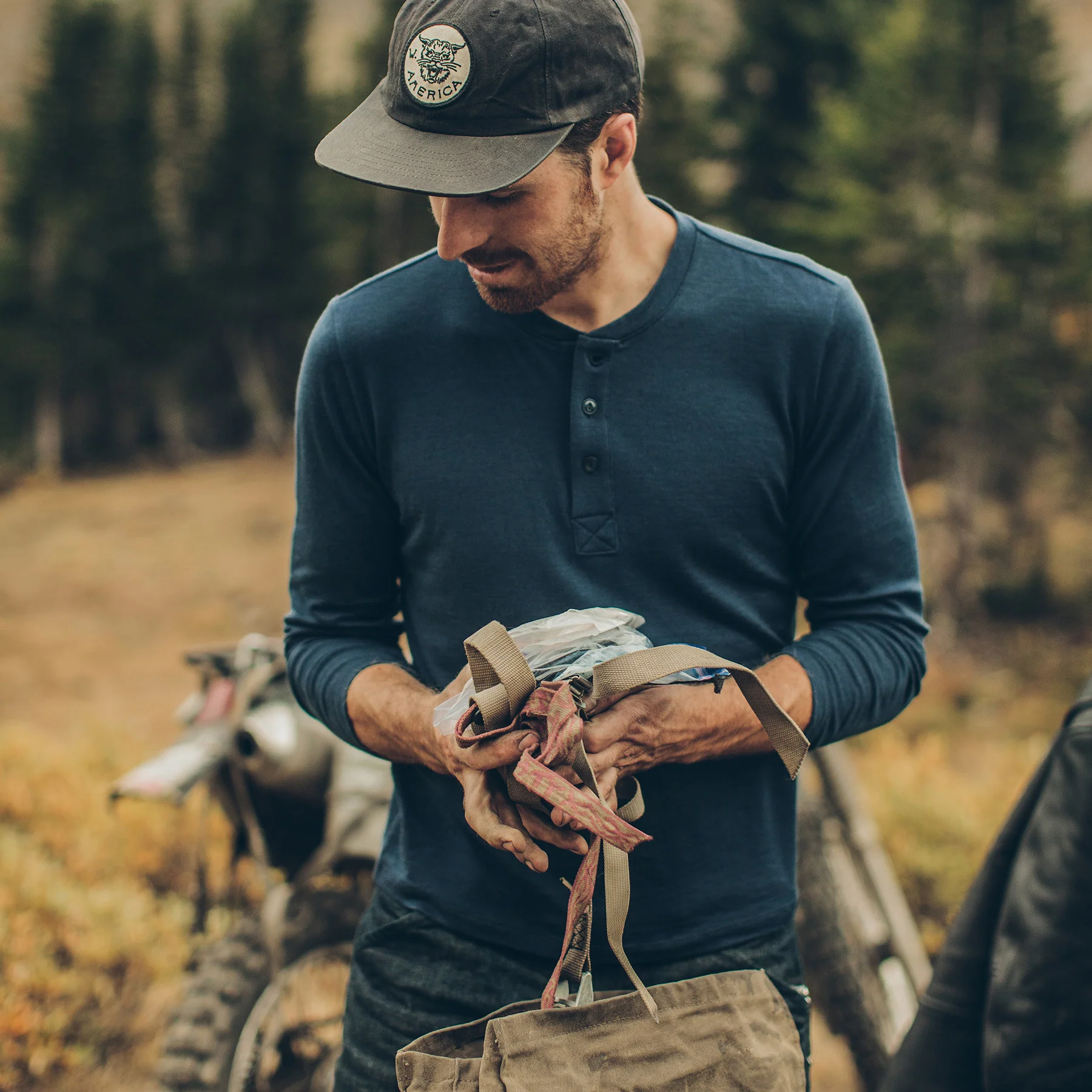 The Merino Henley in Indigo - Image 2
