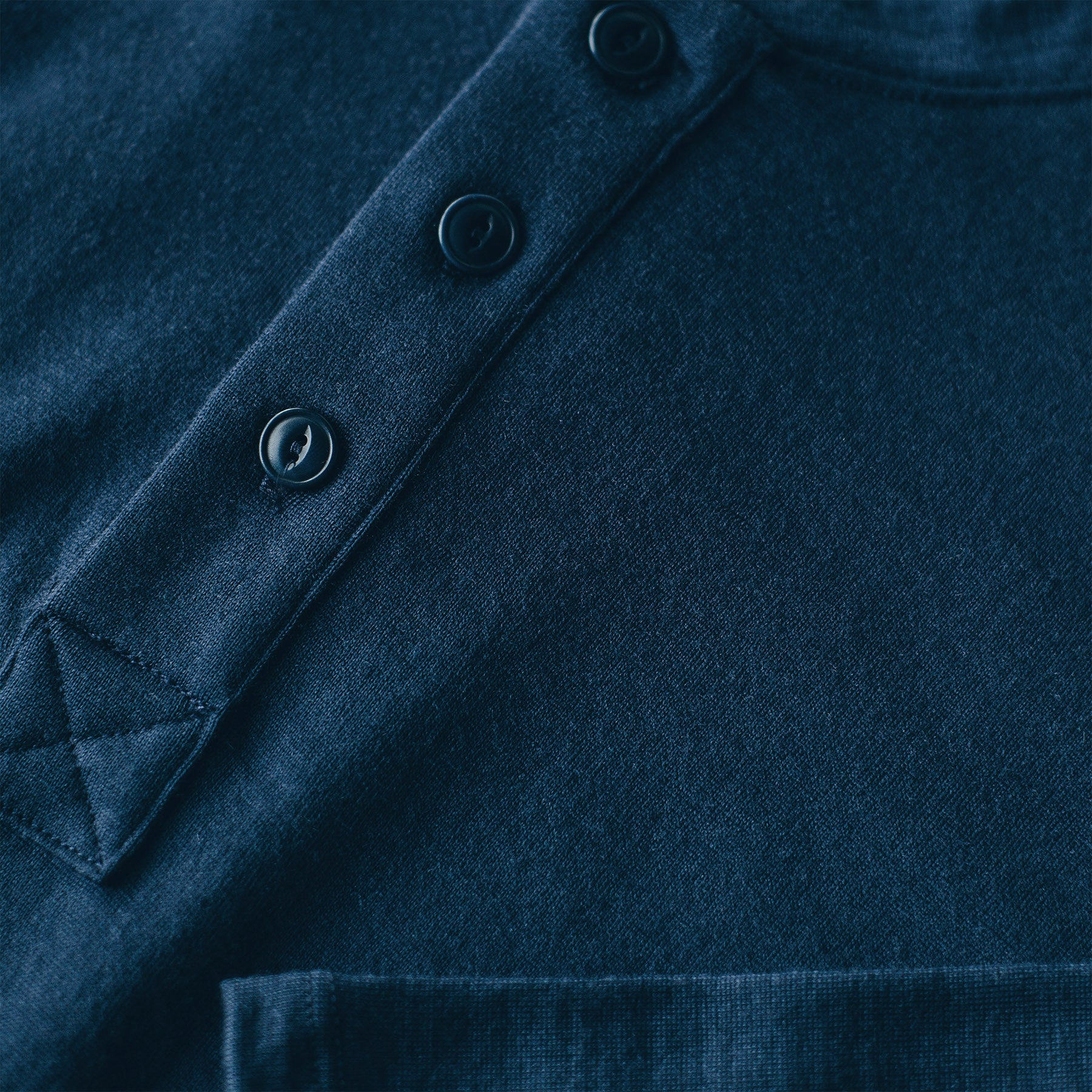 The Merino Henley in Indigo - Image 5