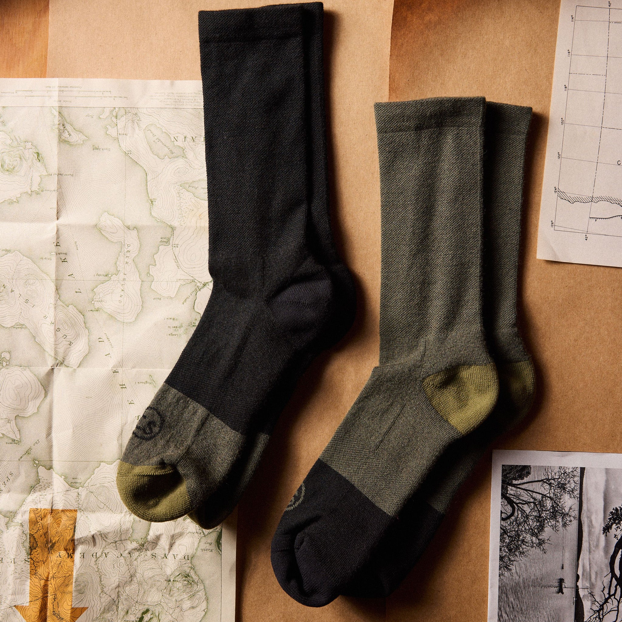 The Merino Sock in Black - Image 3