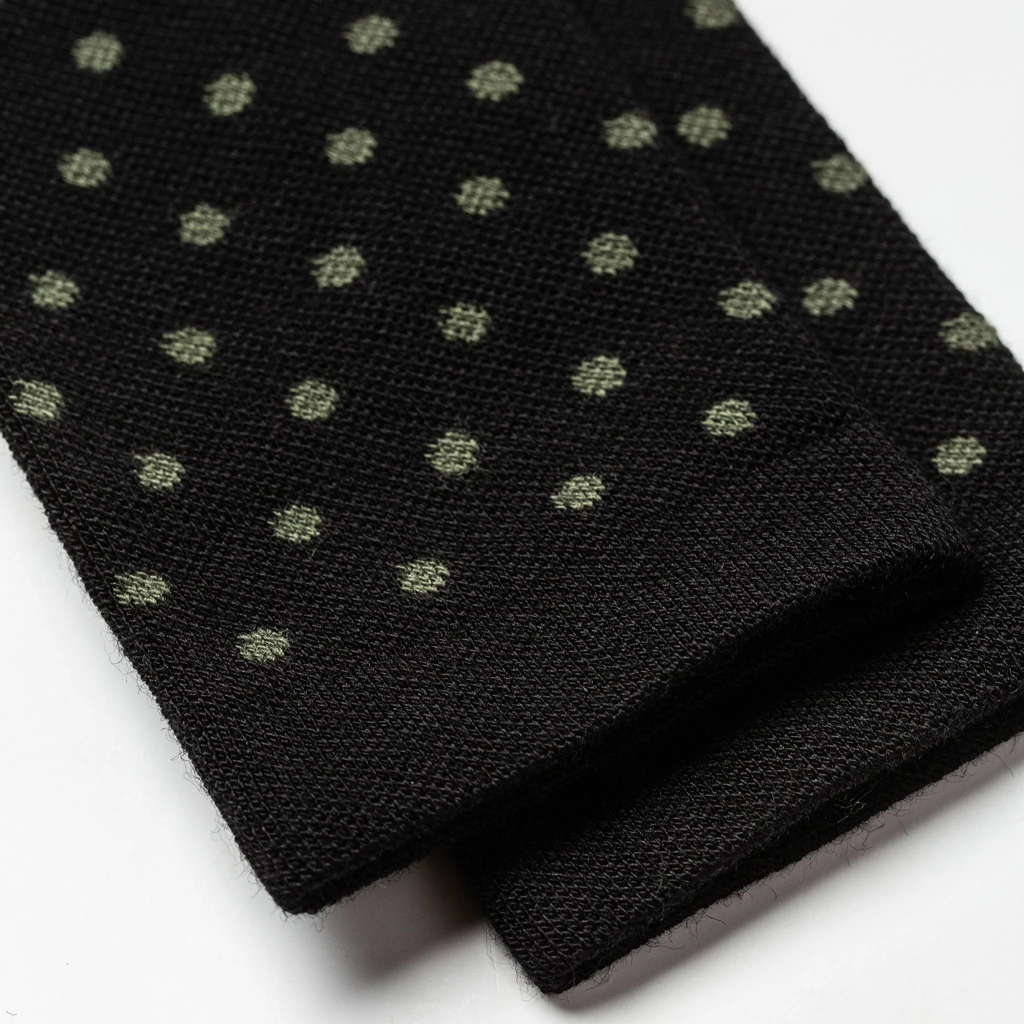 The Merino Sock in Black Dot - Image 5