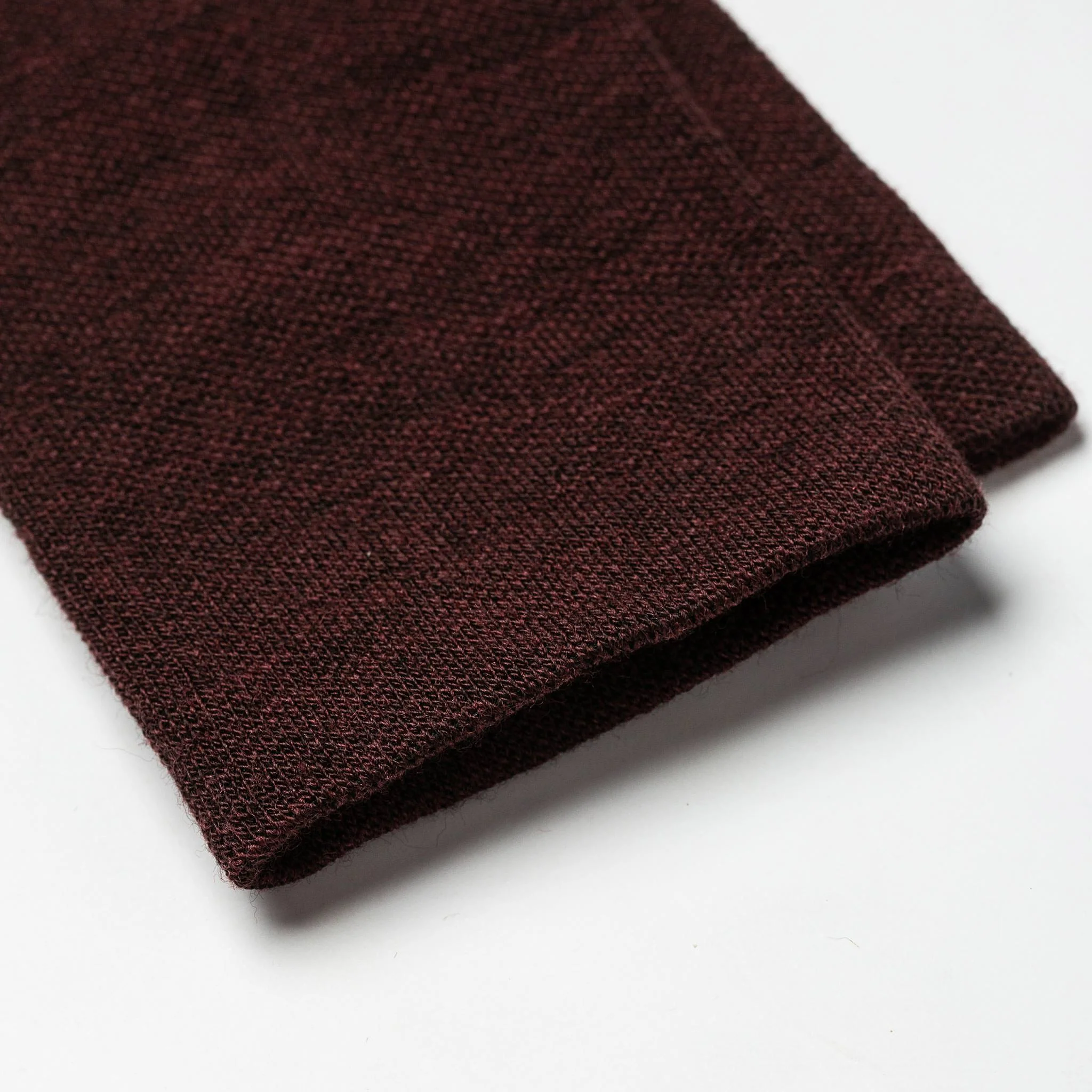 The Merino Sock in Maroon - Image 4