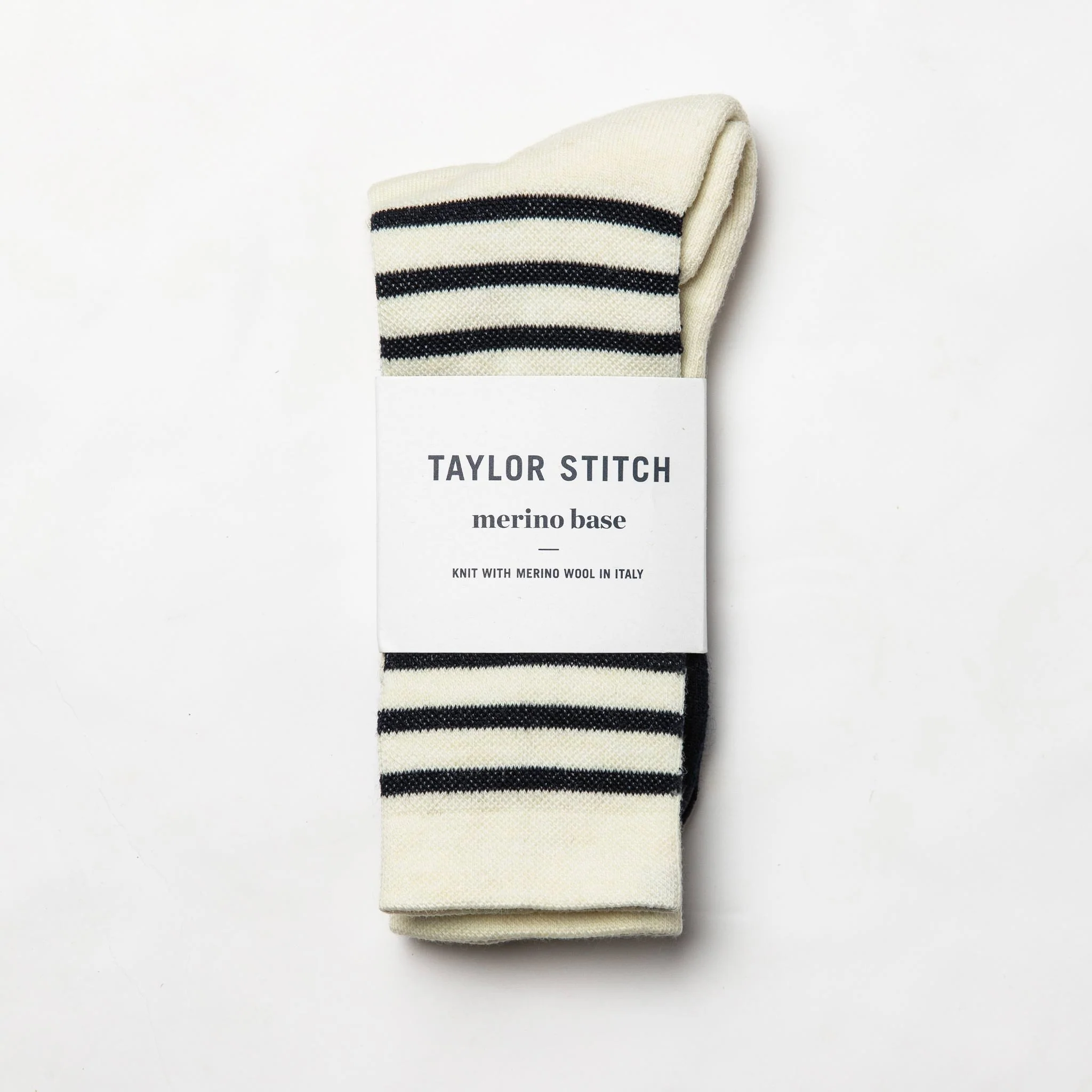 The Merino Sock in Natural Stripe - Image 3