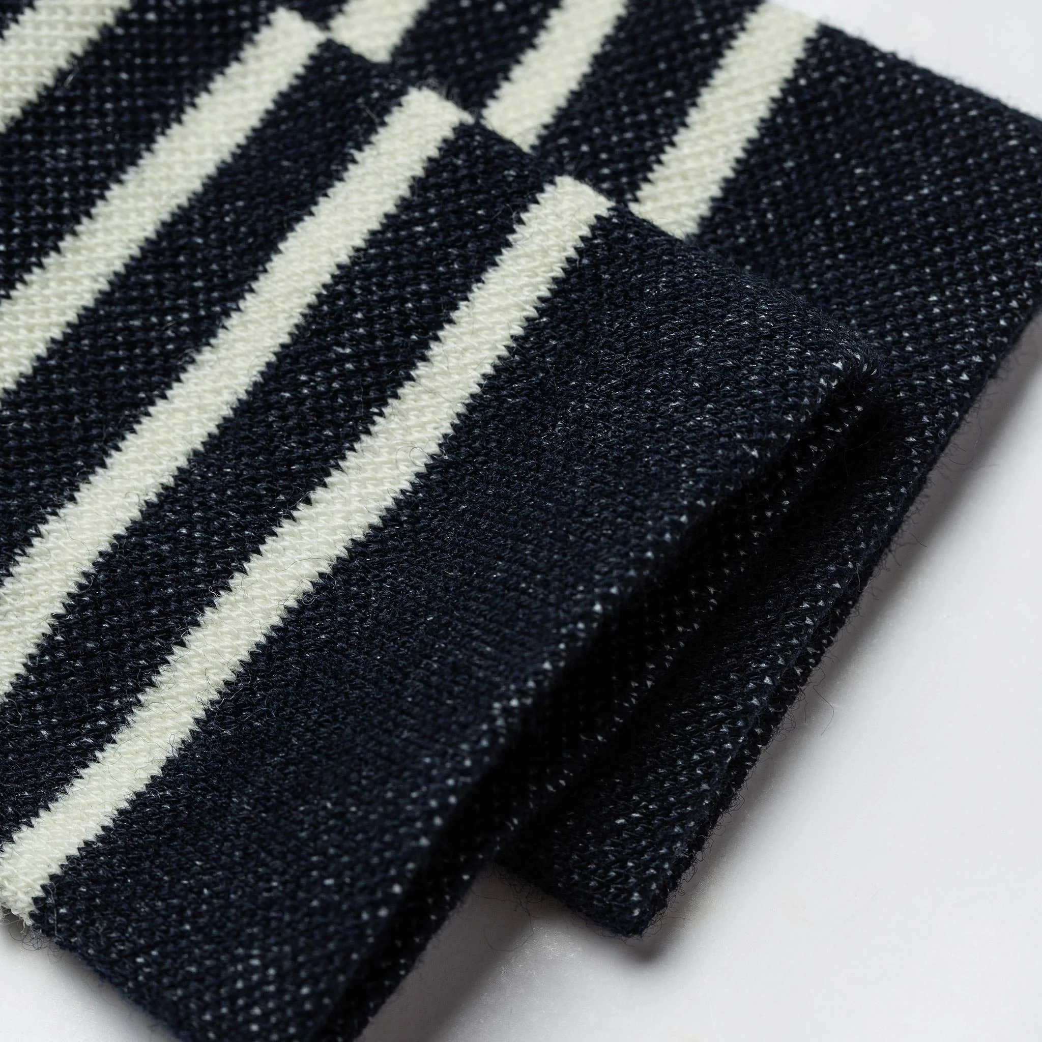 The Merino Sock in Navy Stripe - Image 5