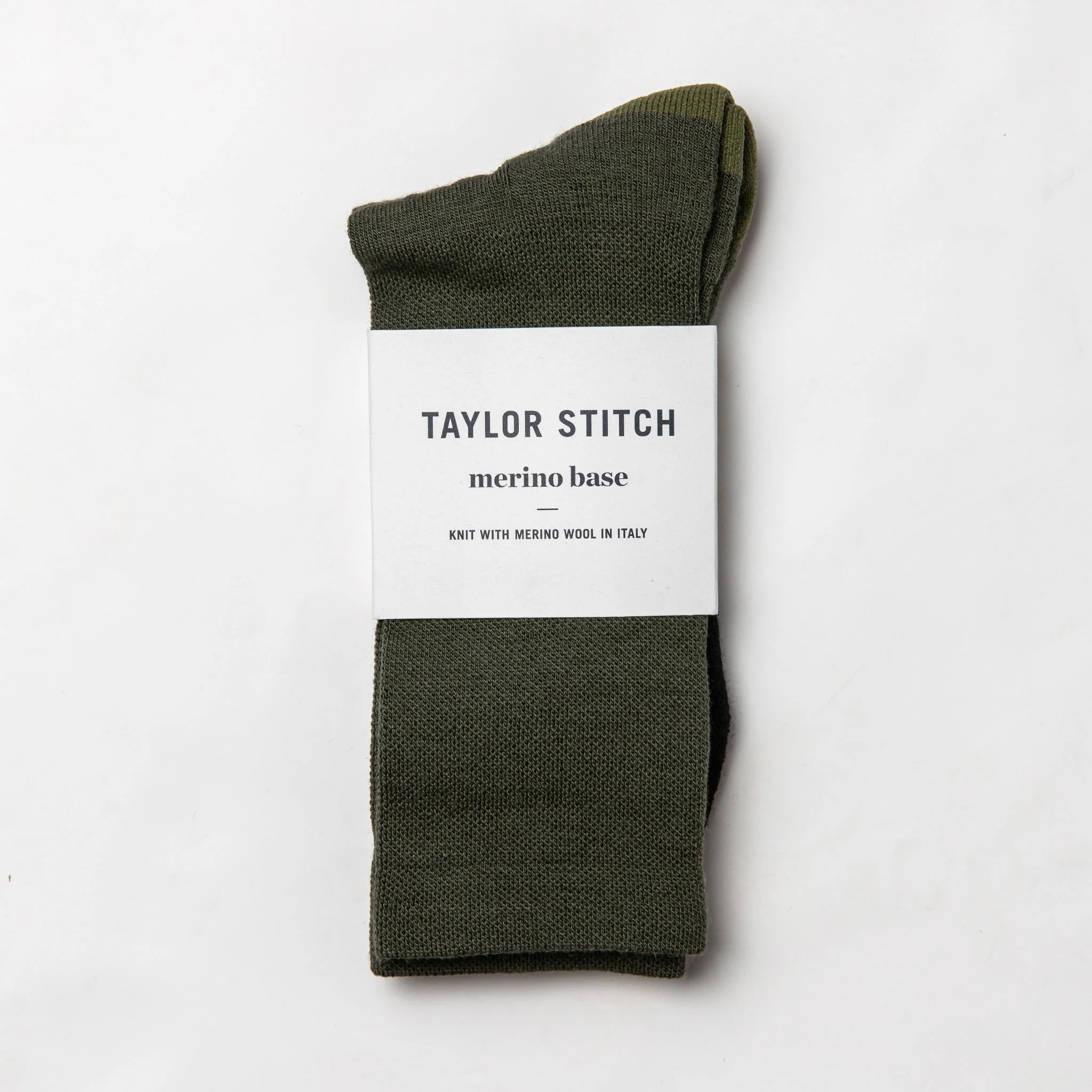 The Merino Sock in Olive - Image 5