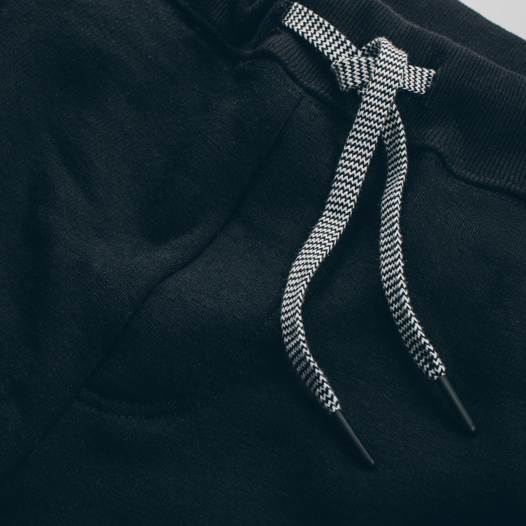 The Merino Sweatpant in Black Fleece - Image 5