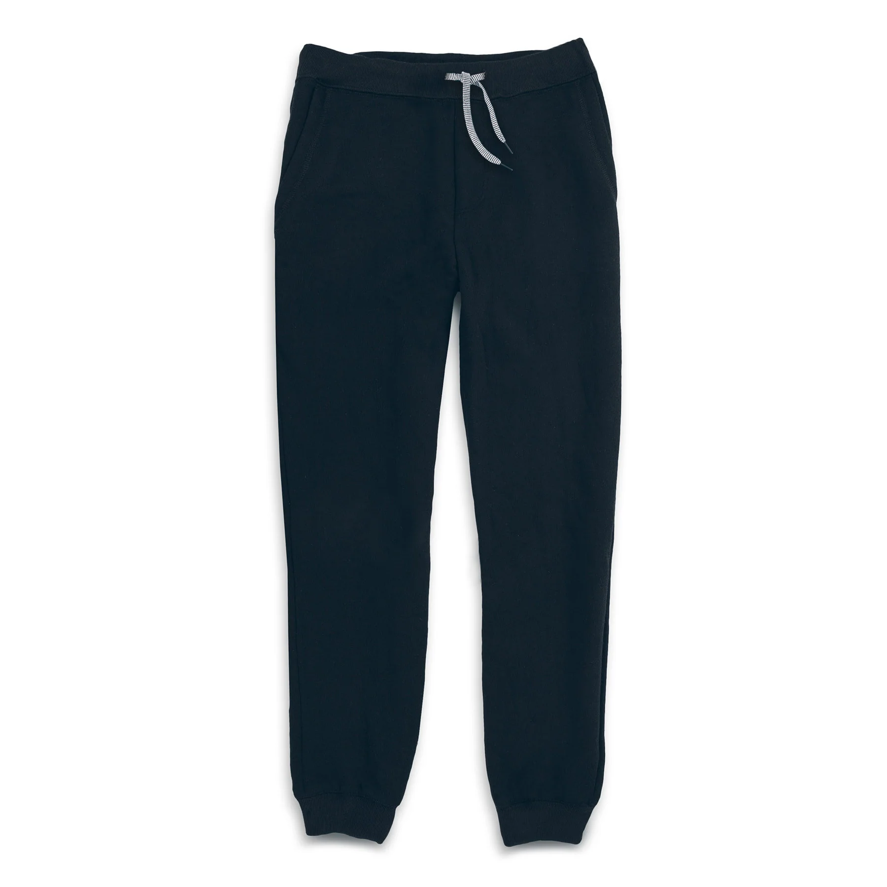The Merino Sweatpant in Black Fleece - Image 6