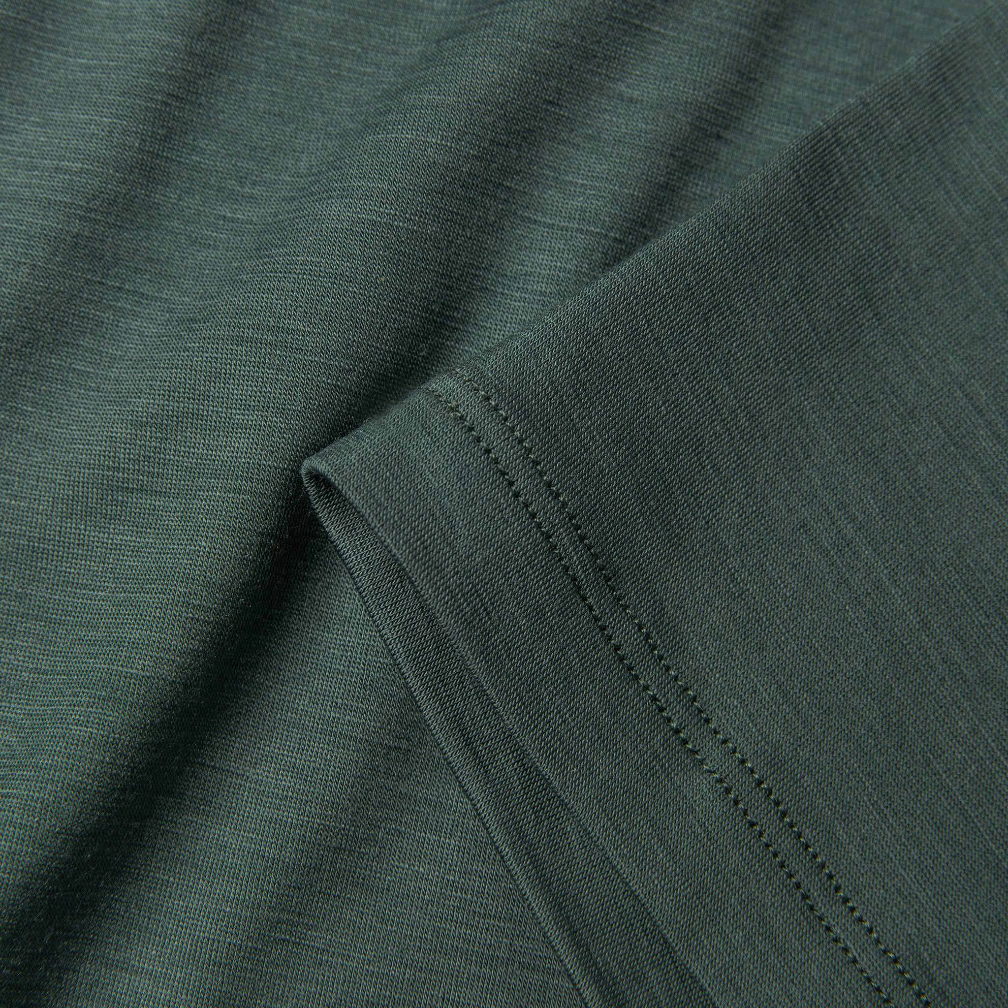 The Merino Tee in Sea Green - Image 6