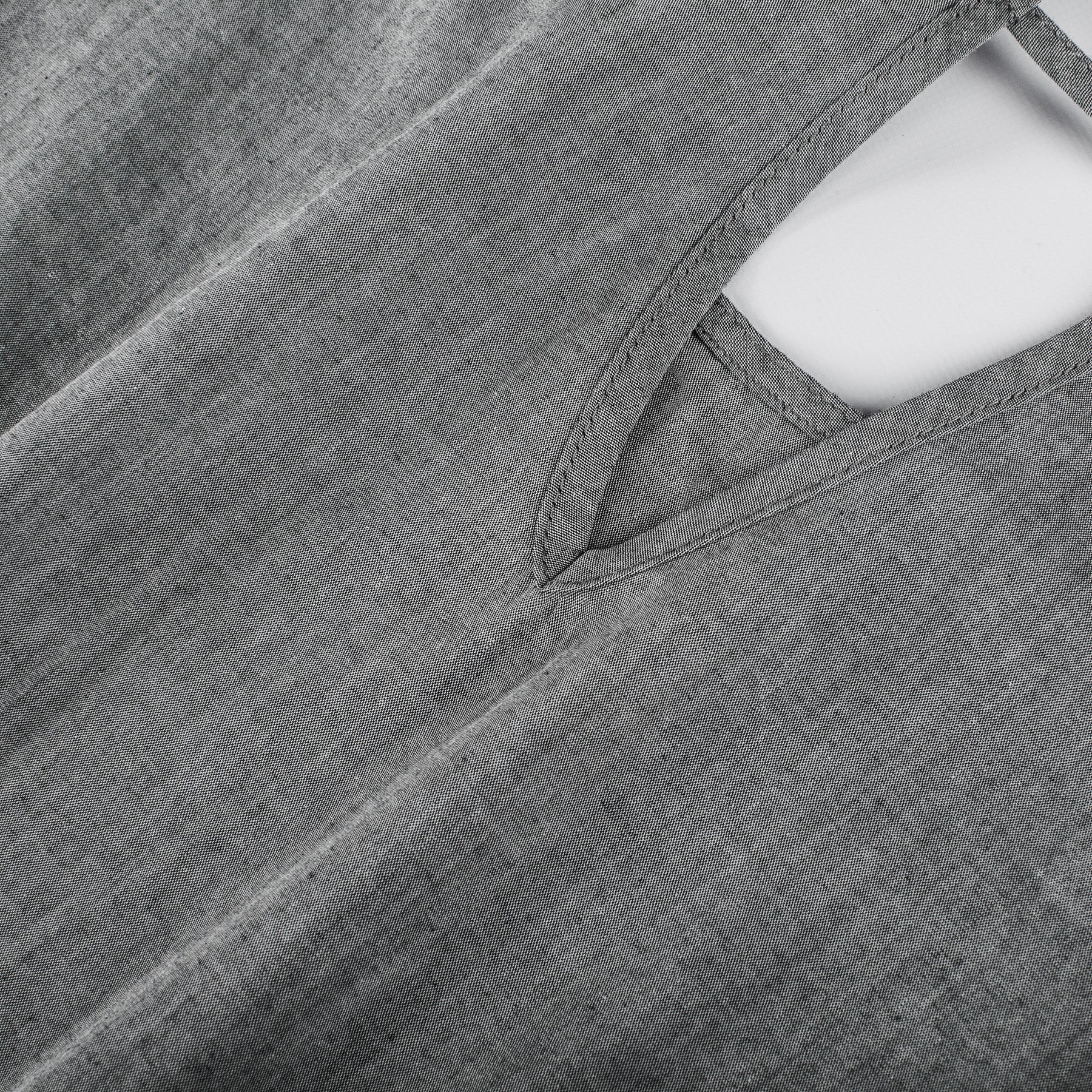 The Mira Dress in Charcoal Cotton - Image 3