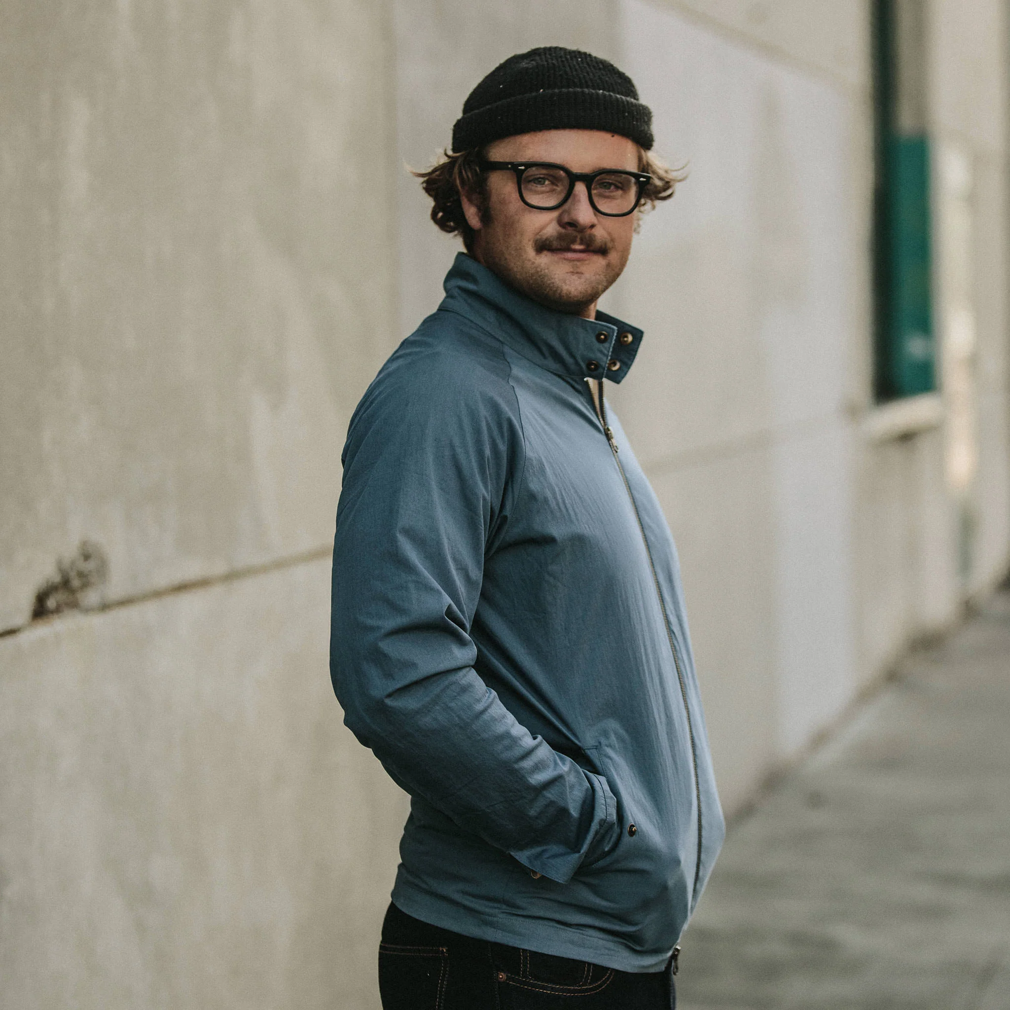 The Montara Jacket in Vintage Blue - Image 2