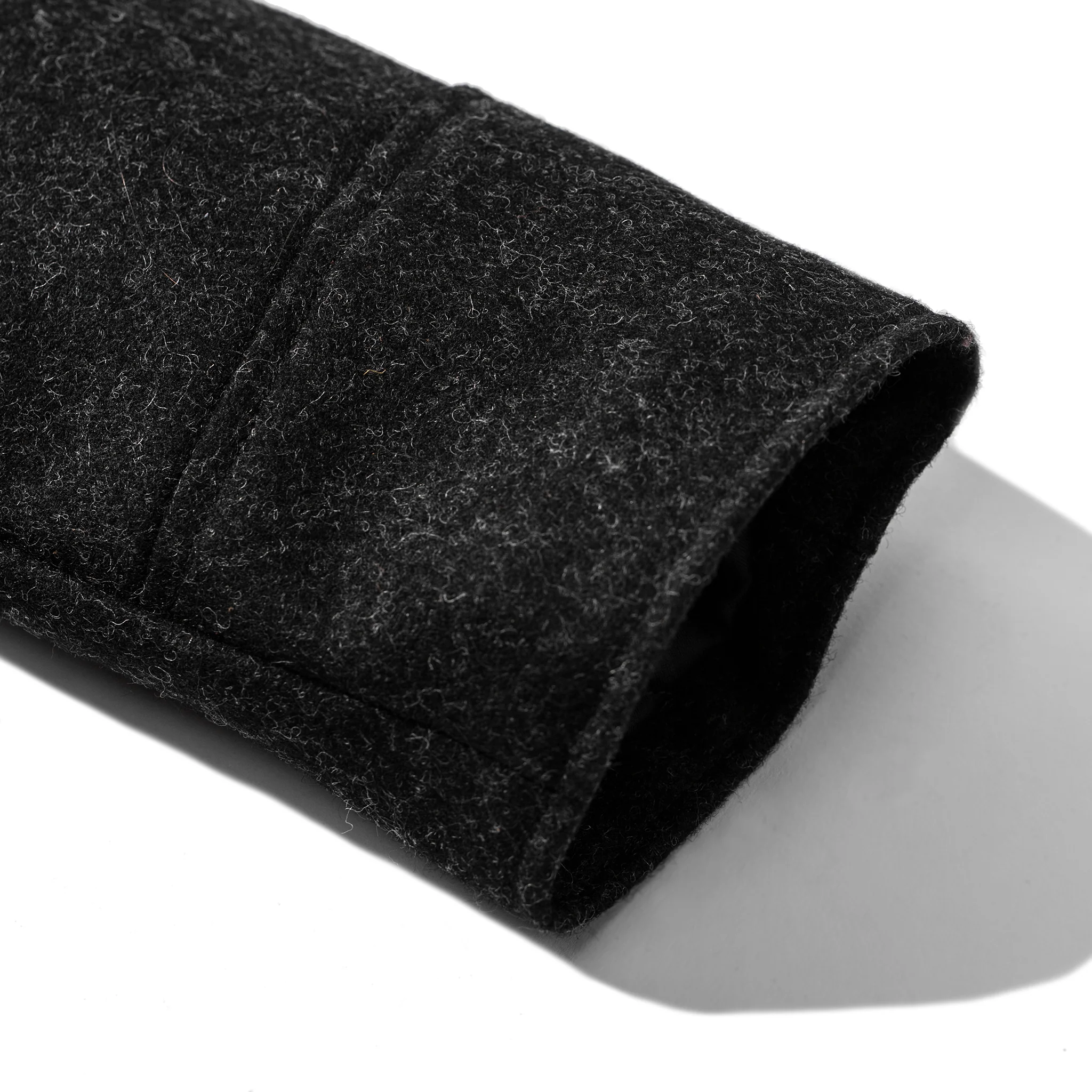The Monterey Bomber in Charcoal Wool - Image 10