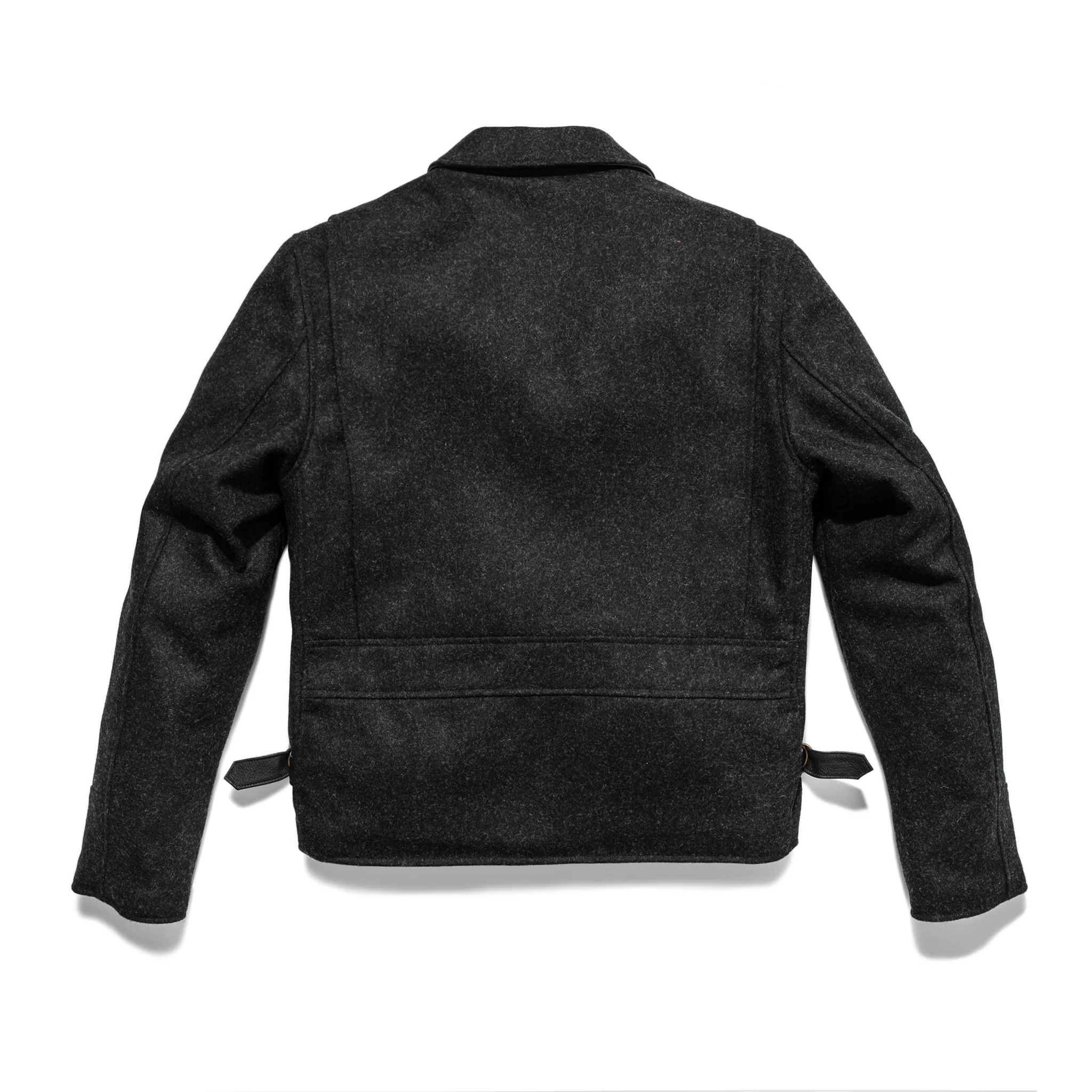 The Monterey Bomber in Charcoal Wool - Image 17