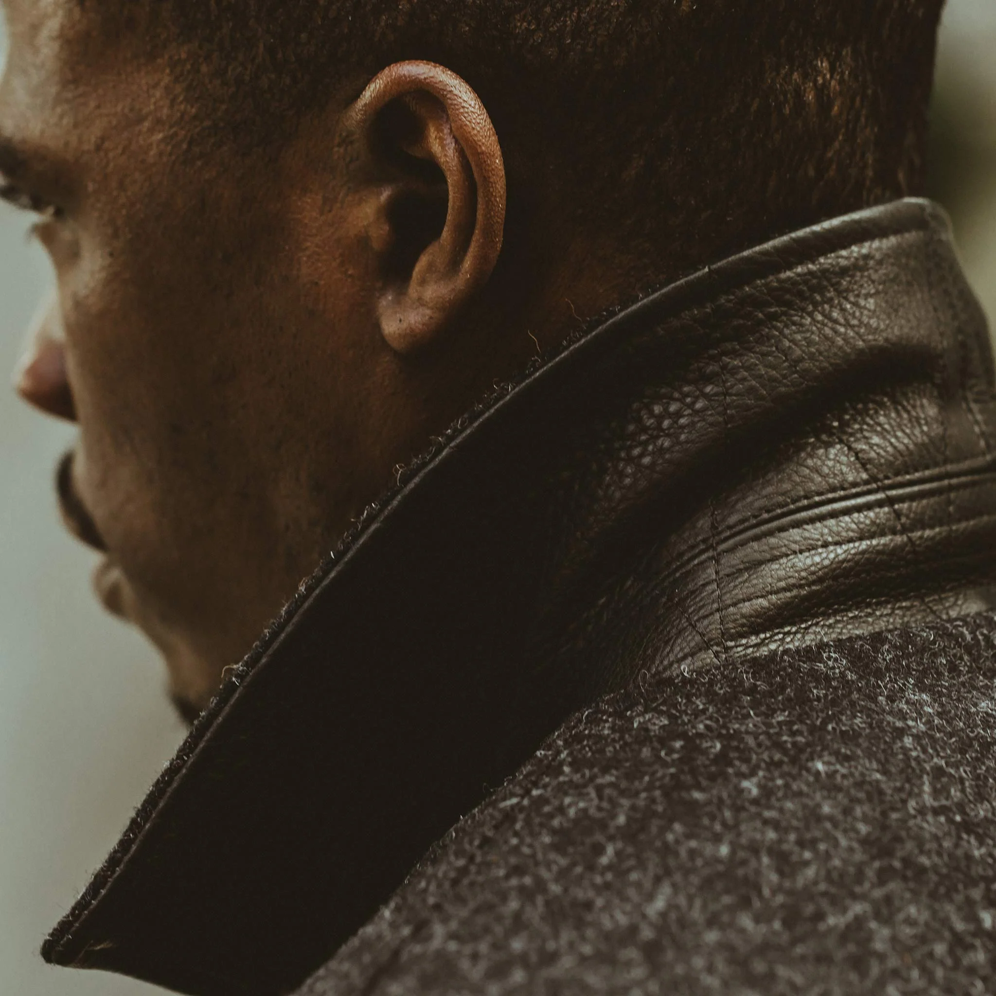 The Monterey Bomber in Charcoal Wool - Image 7