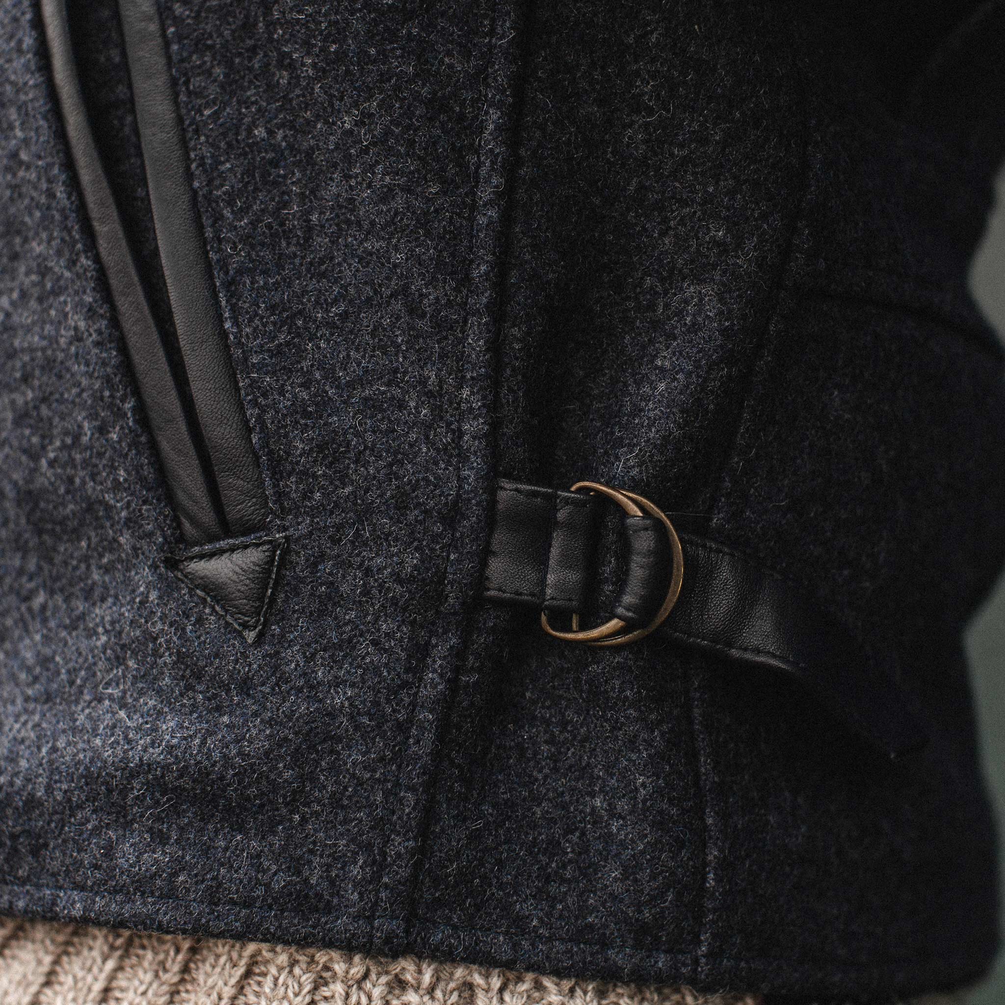 The Monterey Bomber in Navy Wool - Image 4