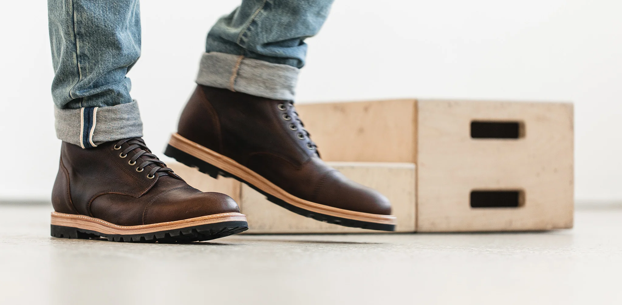 The Moto Boot in Chocolate Pebble Grain - Image 13