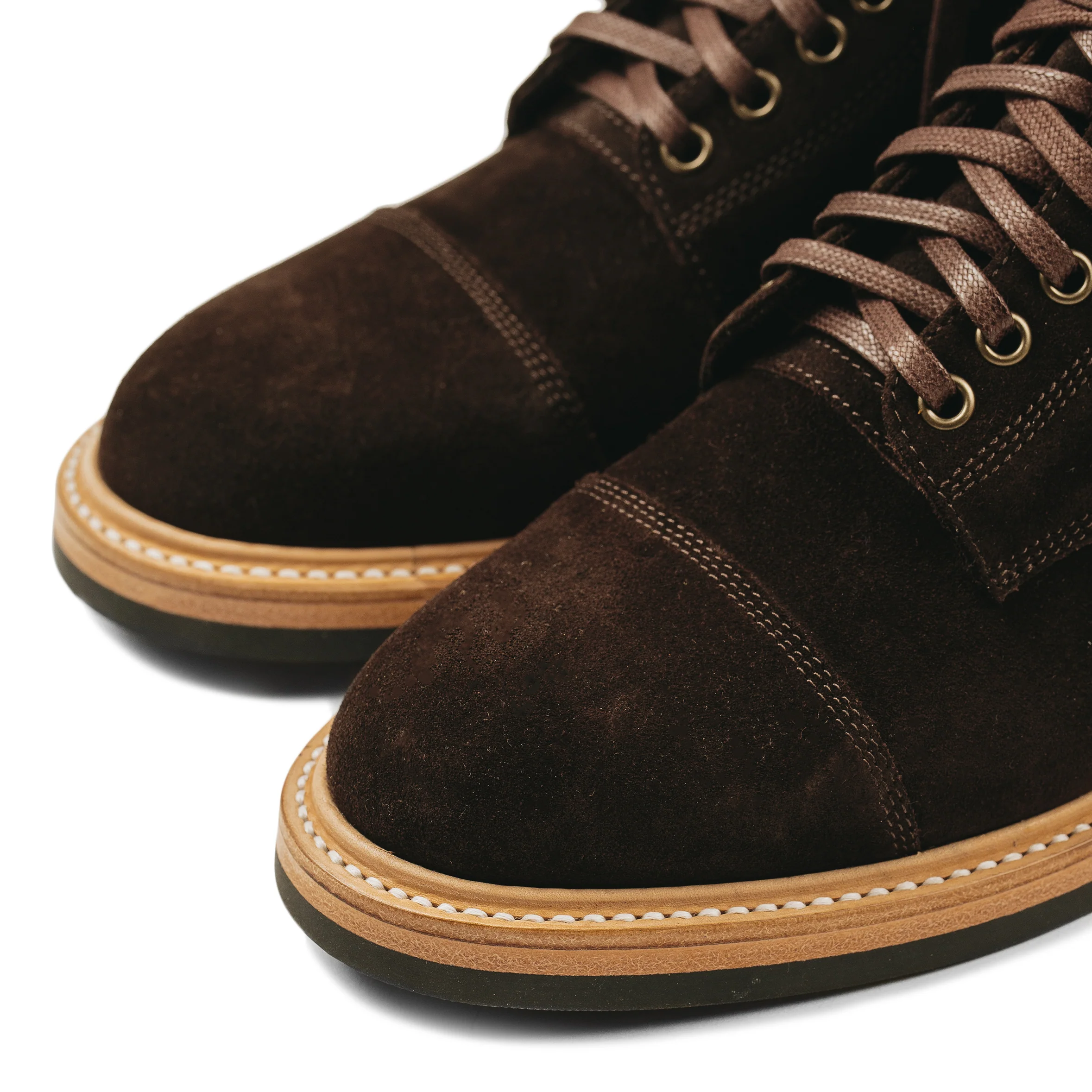 The Moto Boot in Weatherproof Chocolate Suede - Image 10