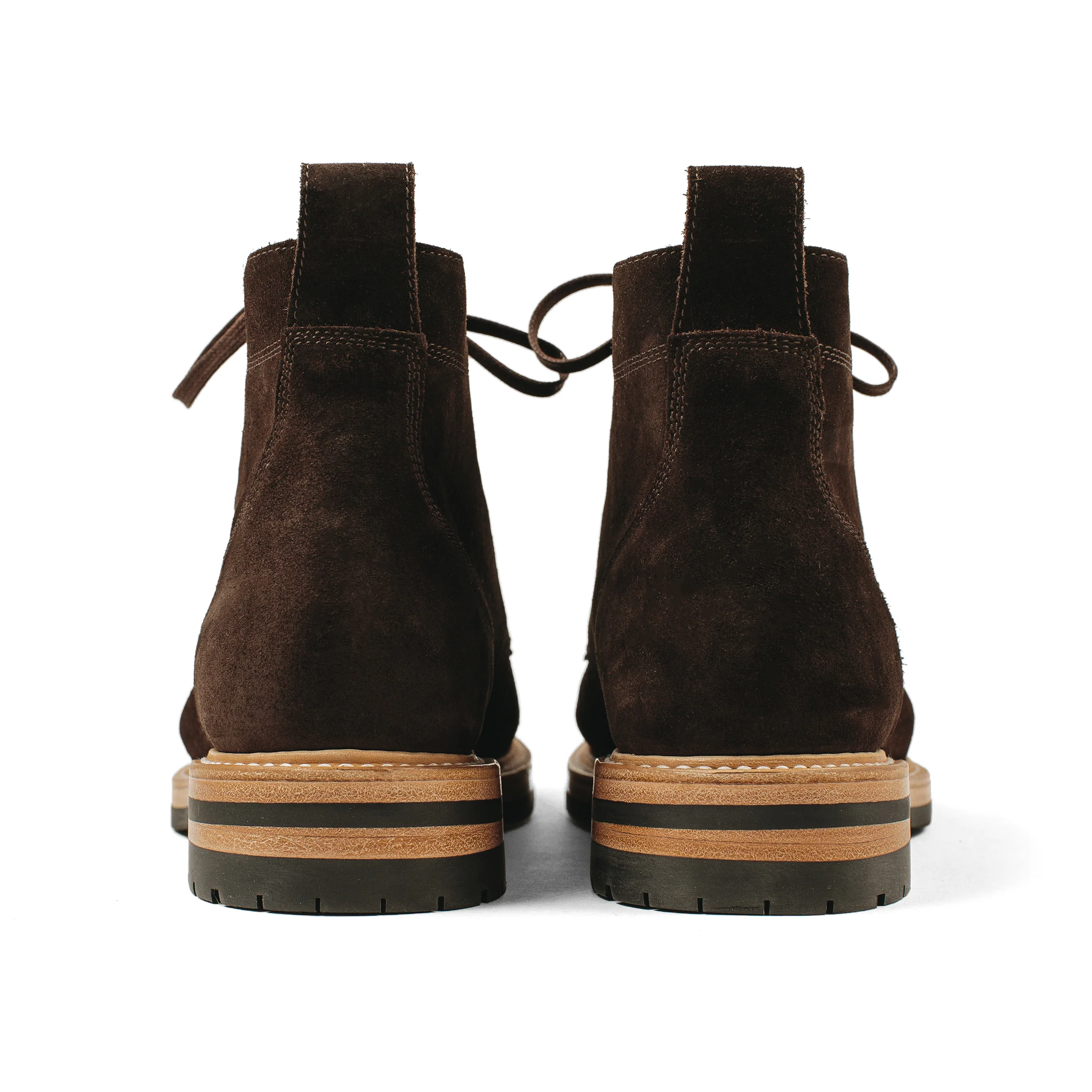 The Moto Boot in Weatherproof Chocolate Suede - Image 14