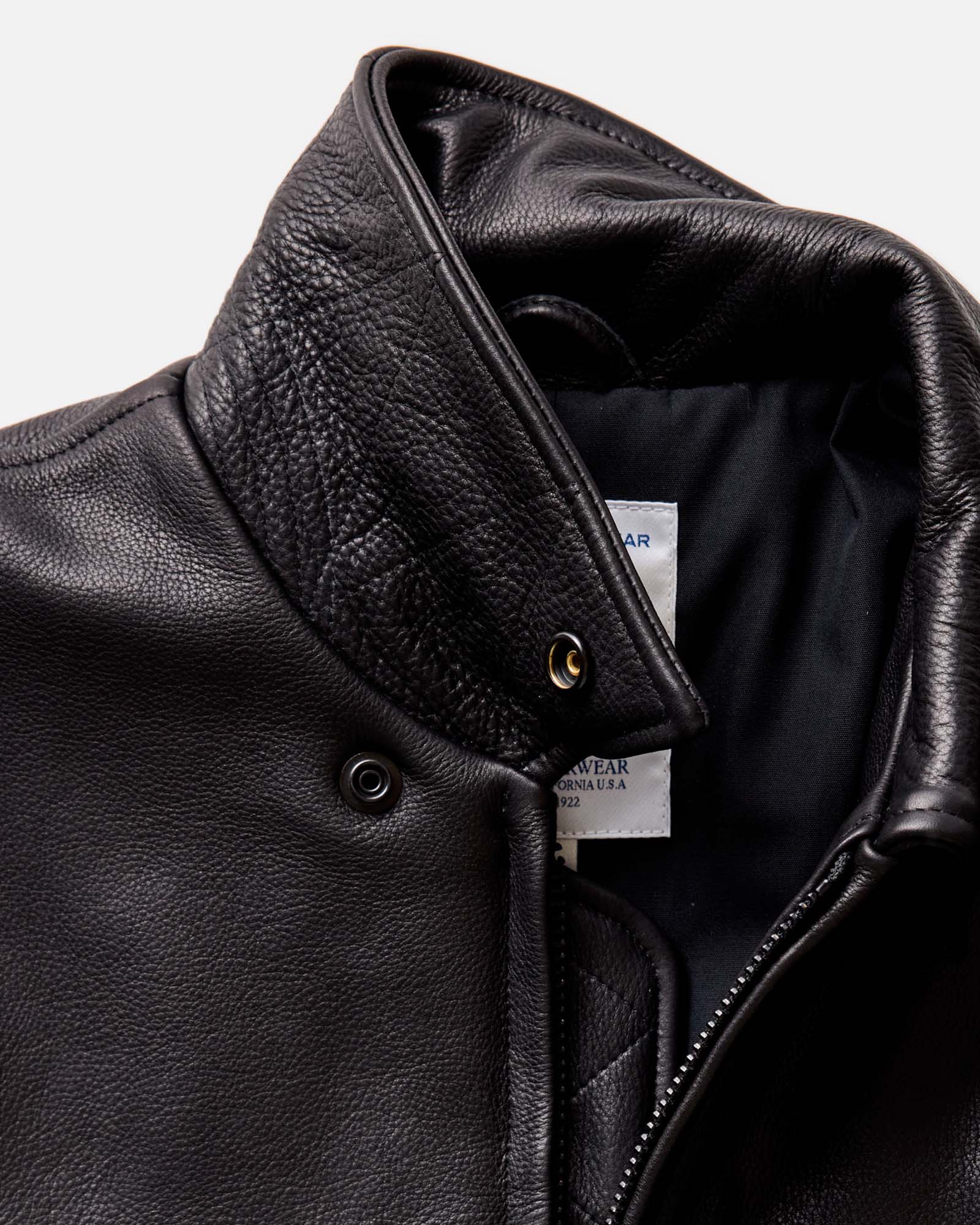 The Moto Jacket in Black Steerhide - Image 4