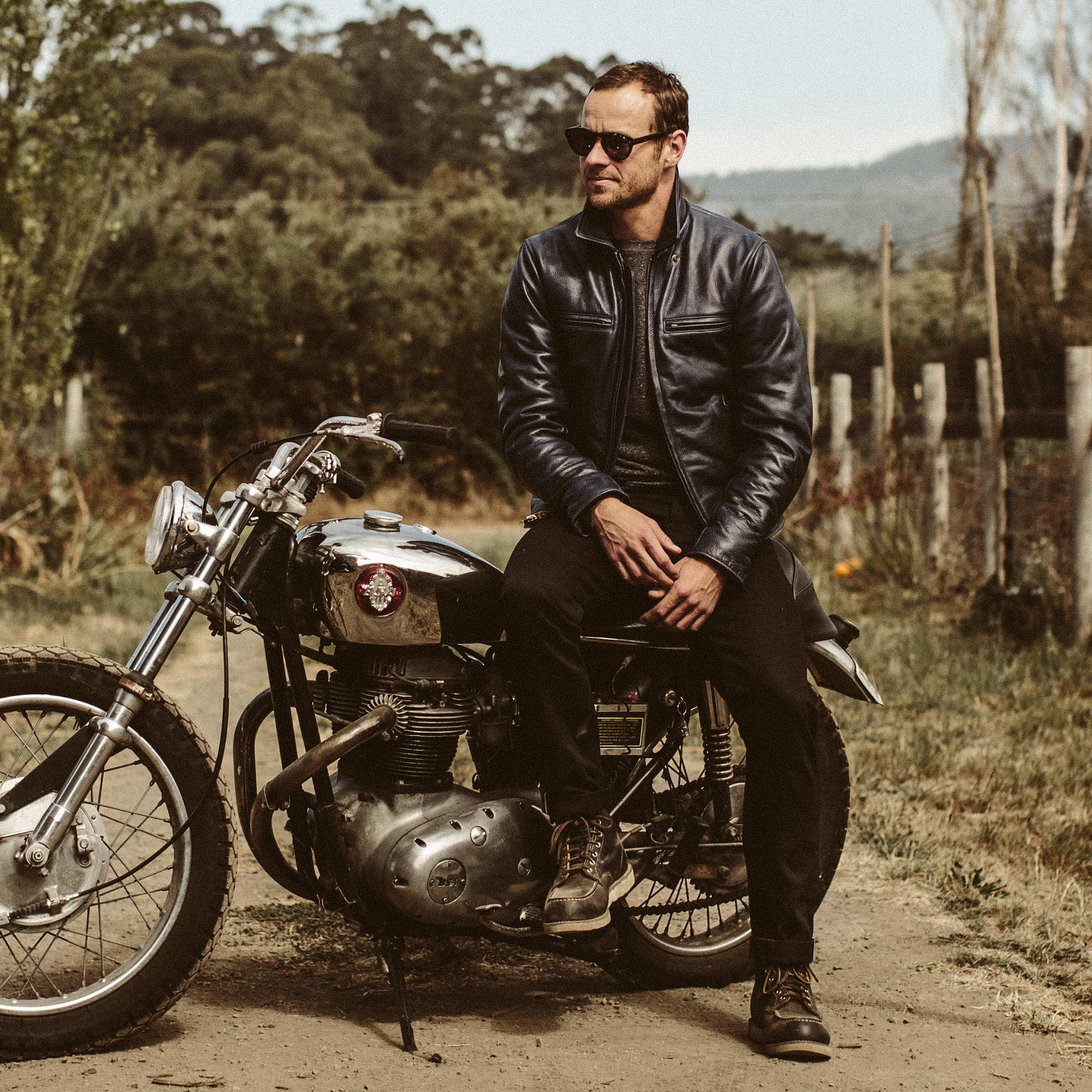 The Moto Jacket in Midnight Steerhide - Image 2