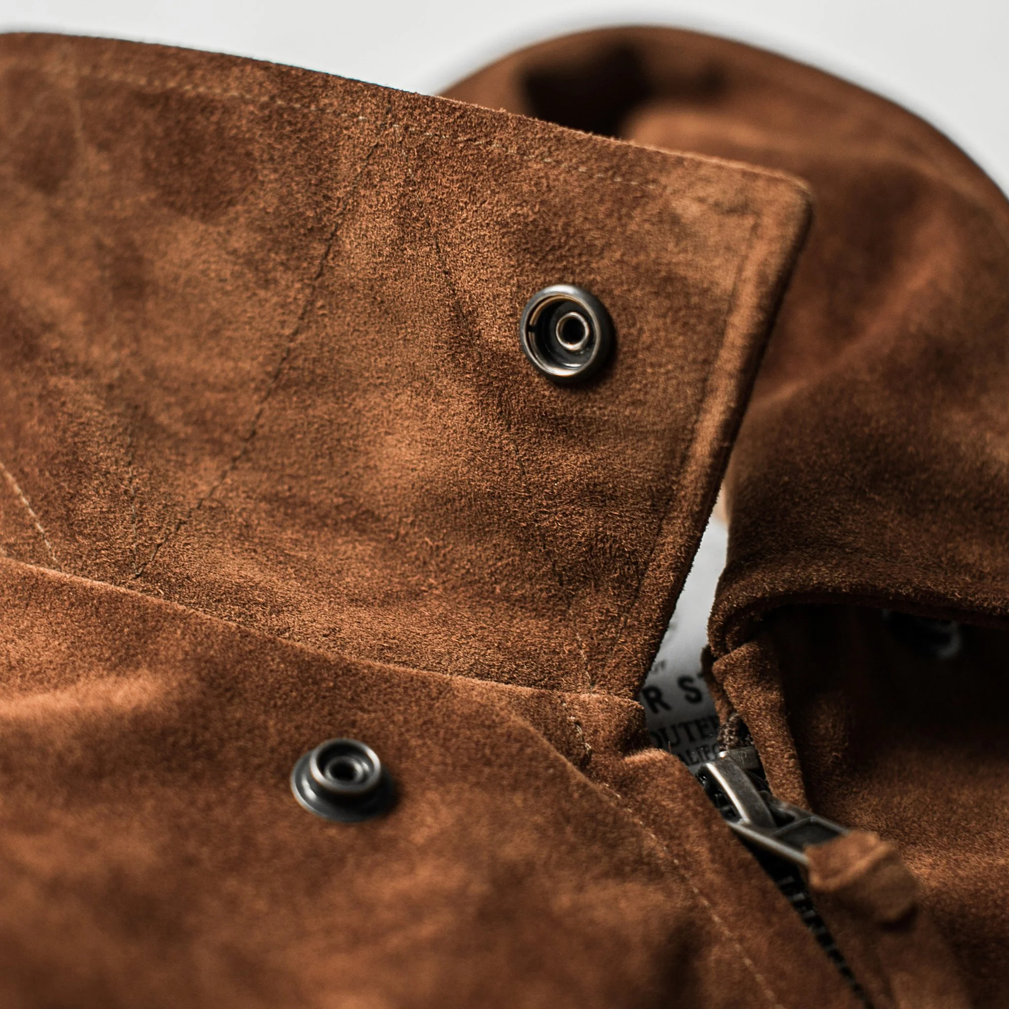 The Moto Jacket in Tobacco Suede - Image 10