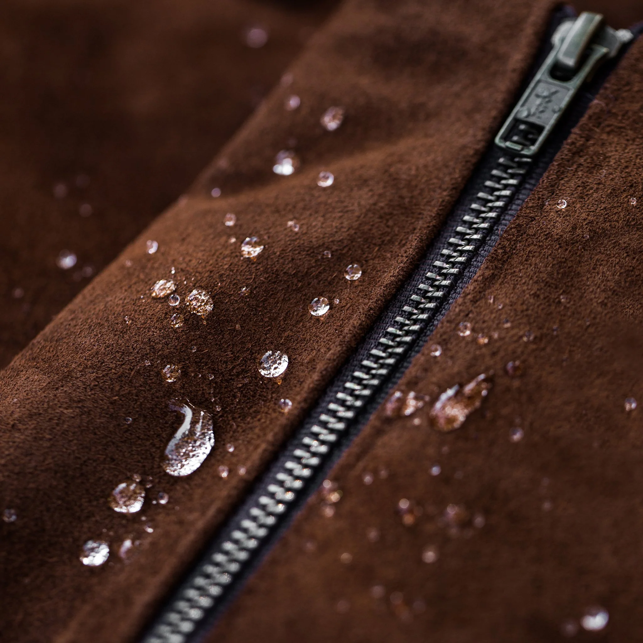The Moto Jacket in Tobacco Suede - Image 8