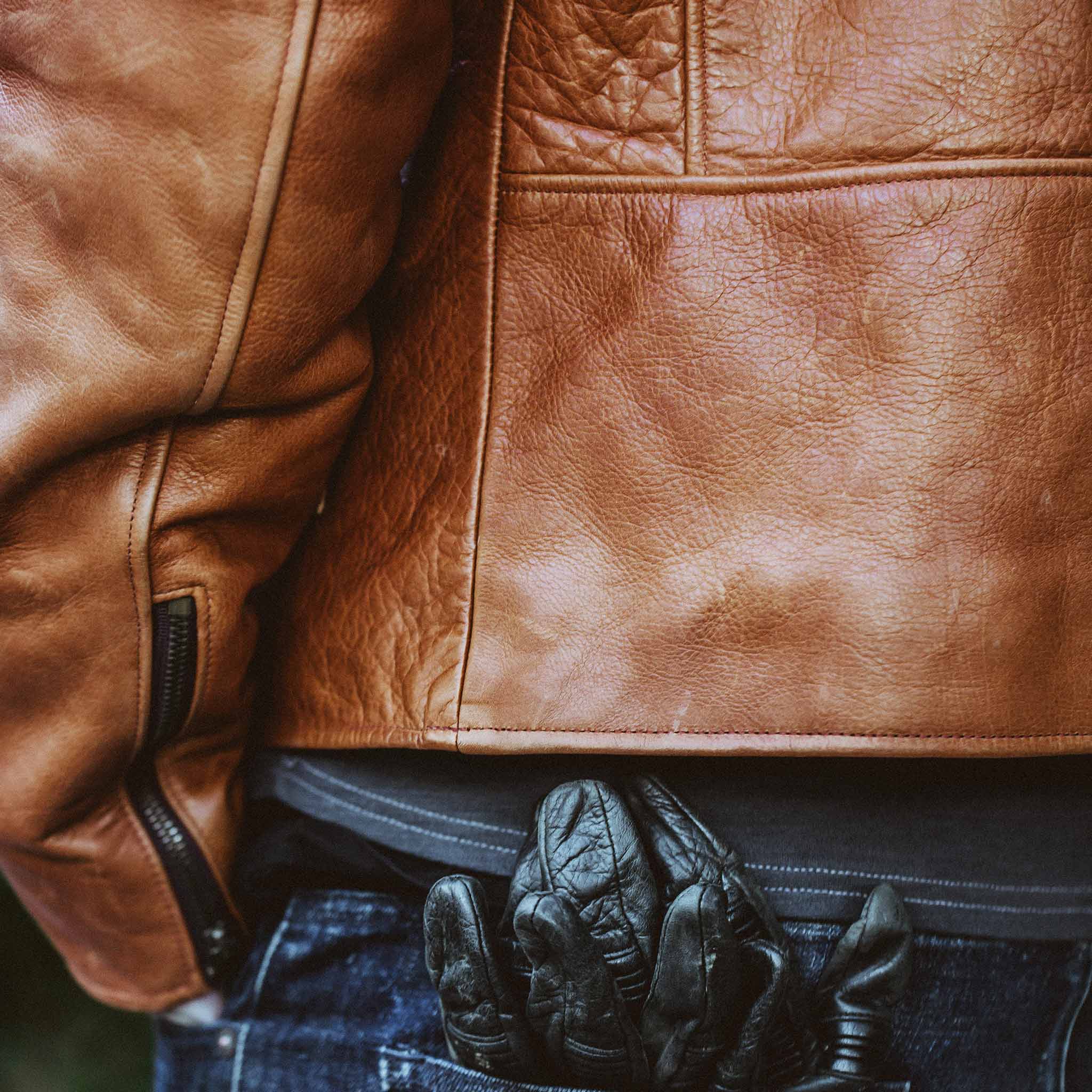 The Moto Jacket in Whiskey - Image 4