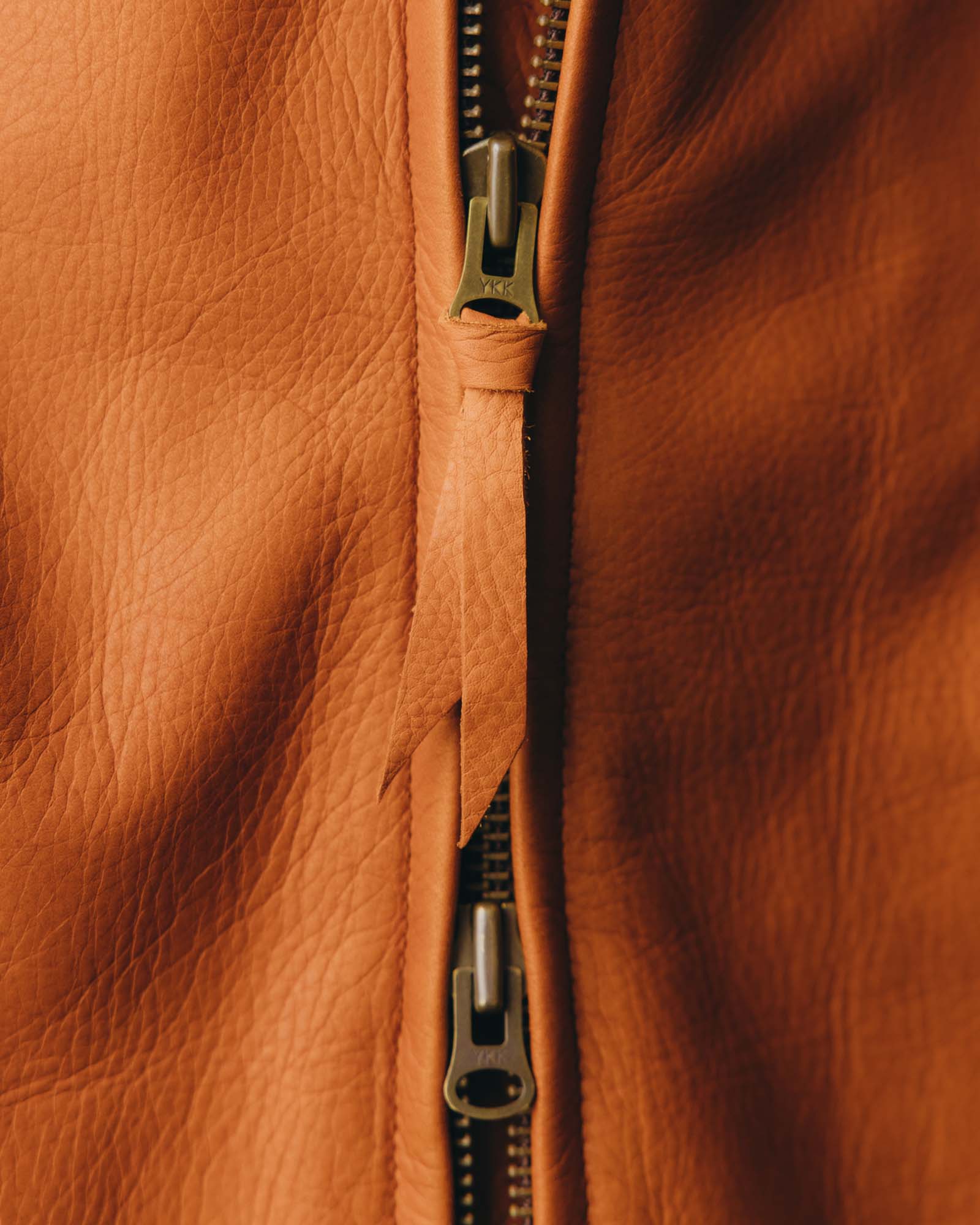 The Moto Jacket in Whiskey Steerhide - Image 3