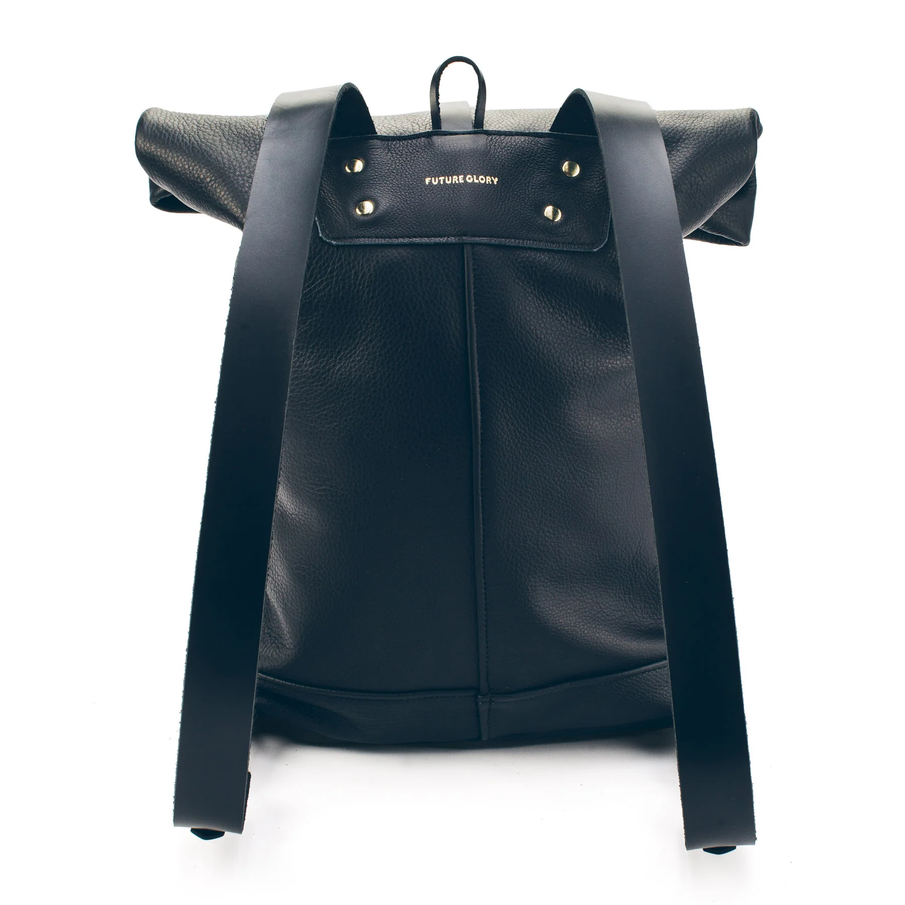 The Moto Rolltop Backpack in Noir - Image 2