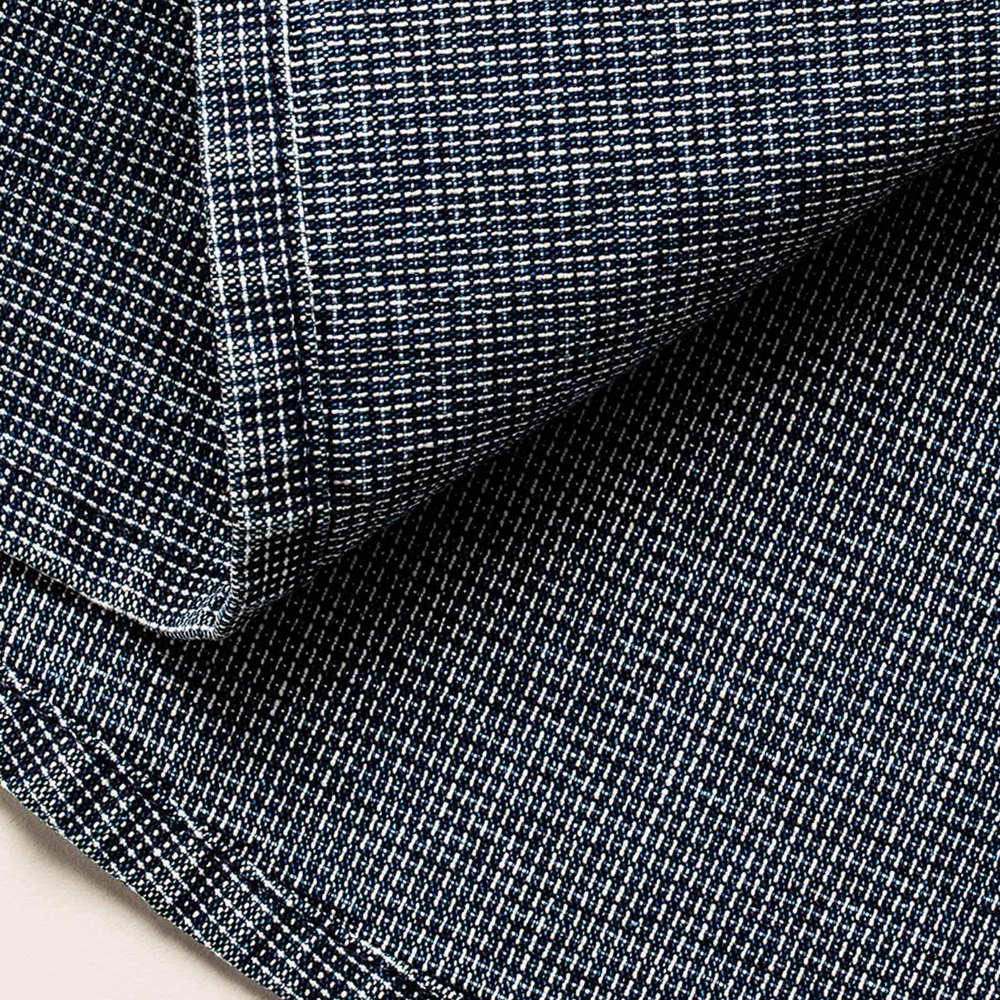 The Moto Utility Shirt in Indigo Pindot - Image 8