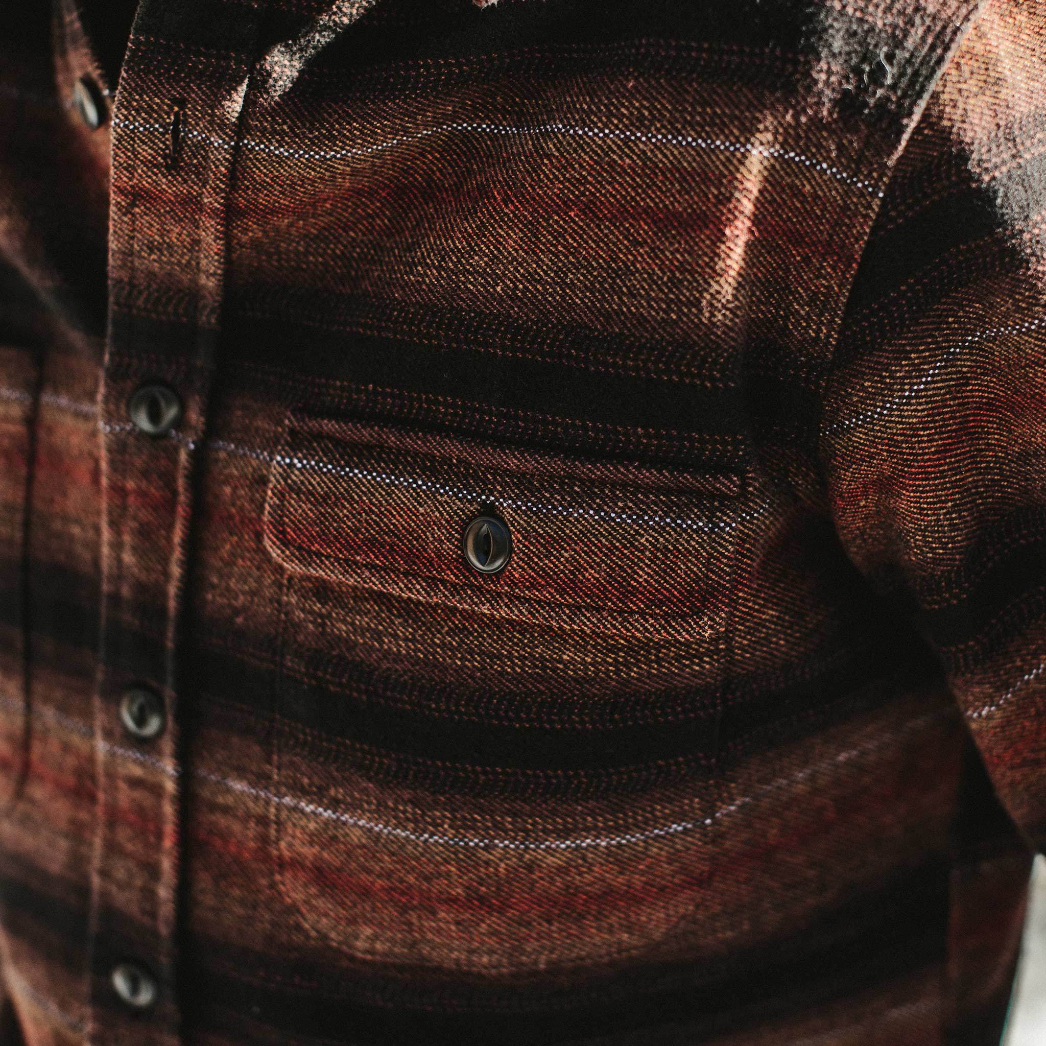 The Moto Utility Shirt in Sunset Stripe - Image 5