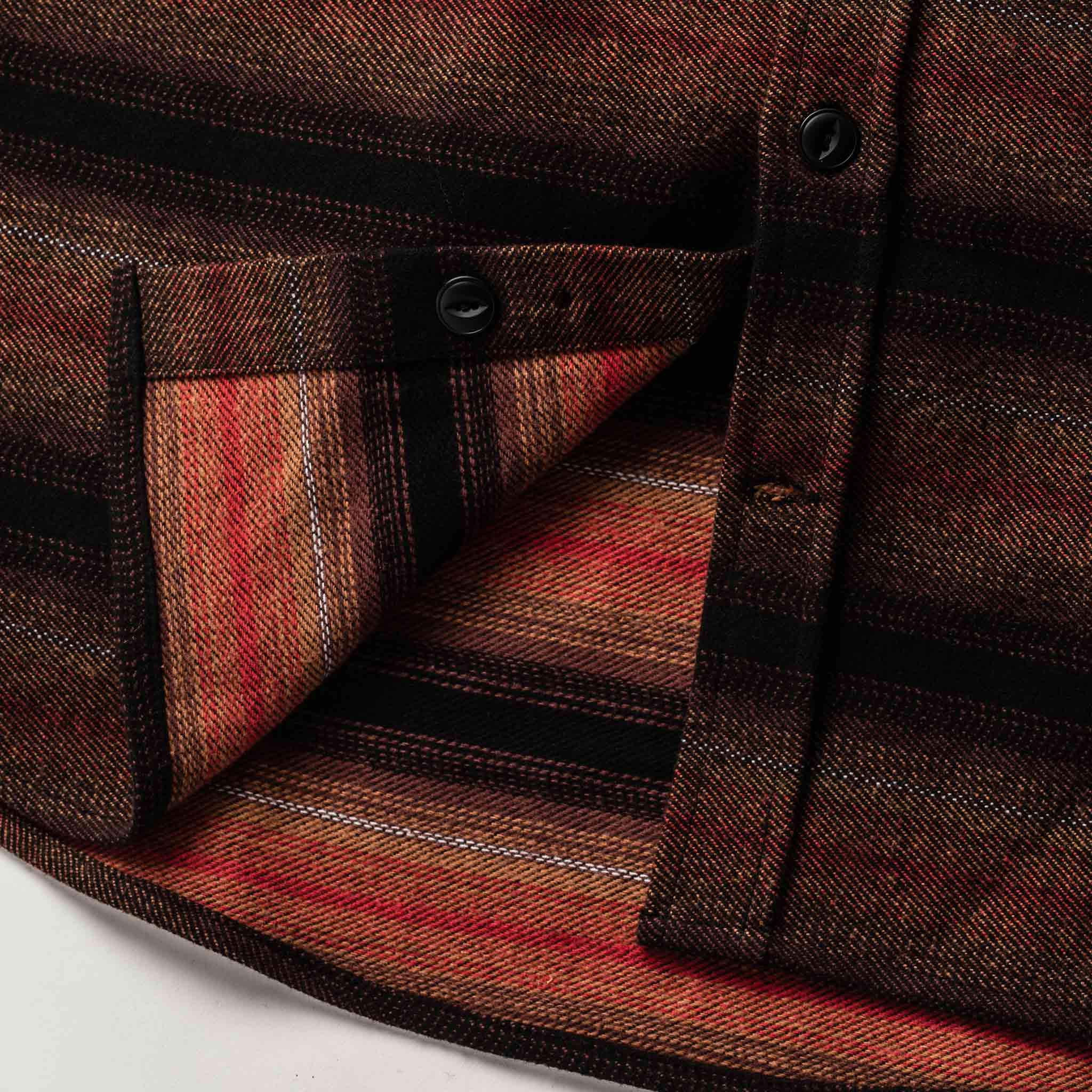 The Moto Utility Shirt in Sunset Stripe - Image 6