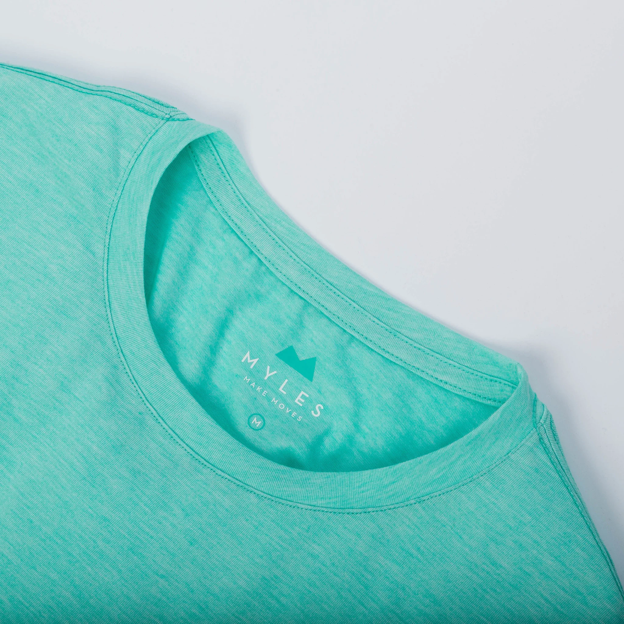 The Myles Everyday Tee in Heather Waterfall - Image 7