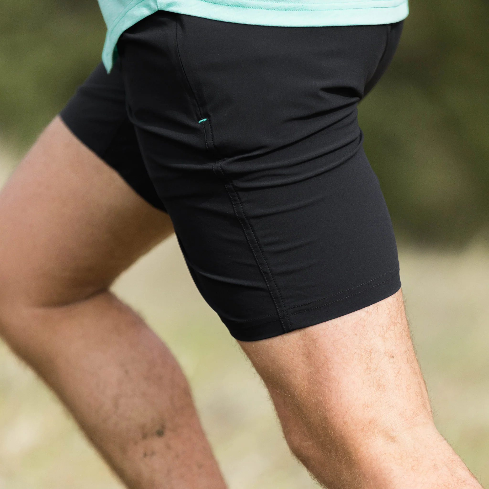 The Myles Momentum Short in Charcoal - Image 3