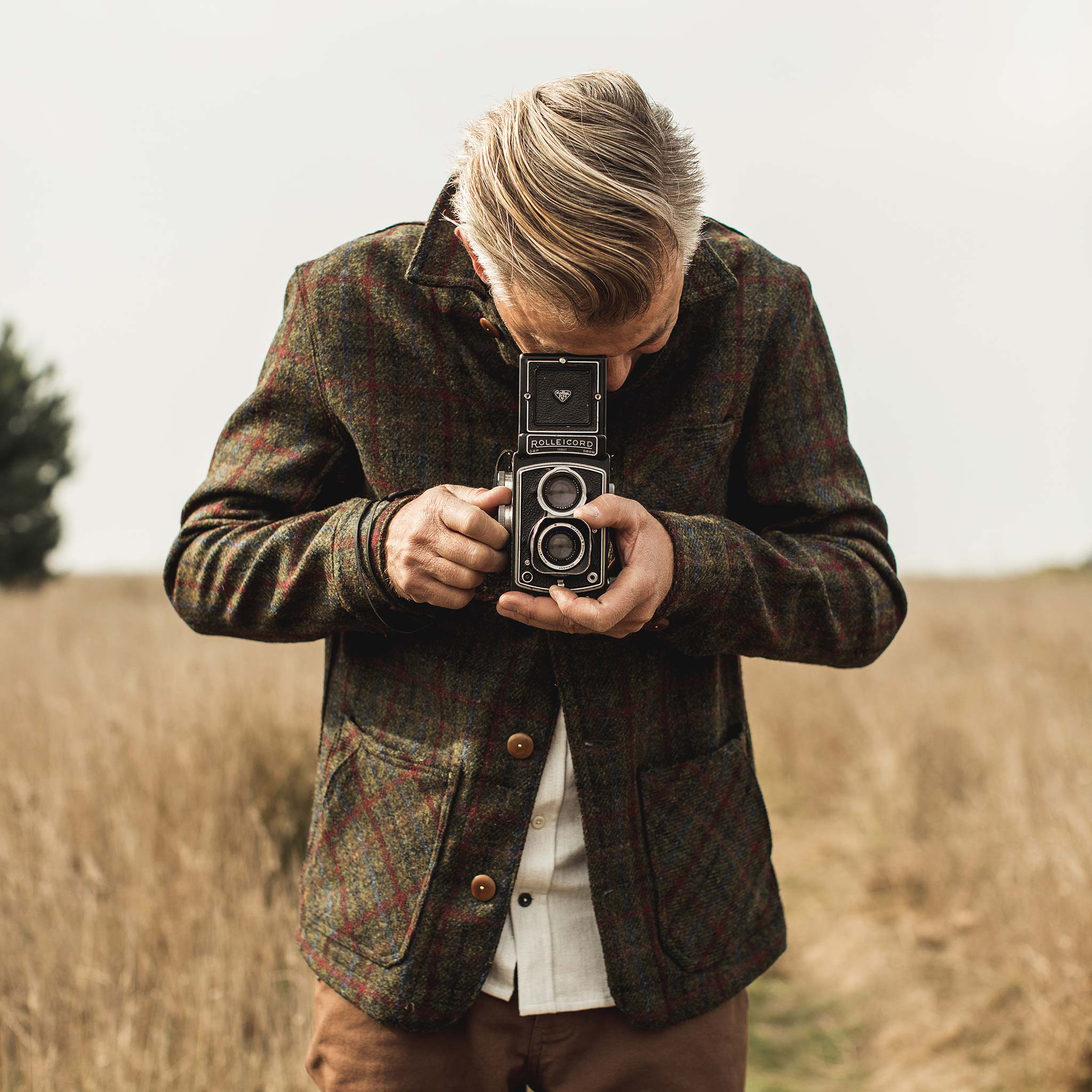 The Ojai Jacket in Harris Tweed Plaid - Image 2
