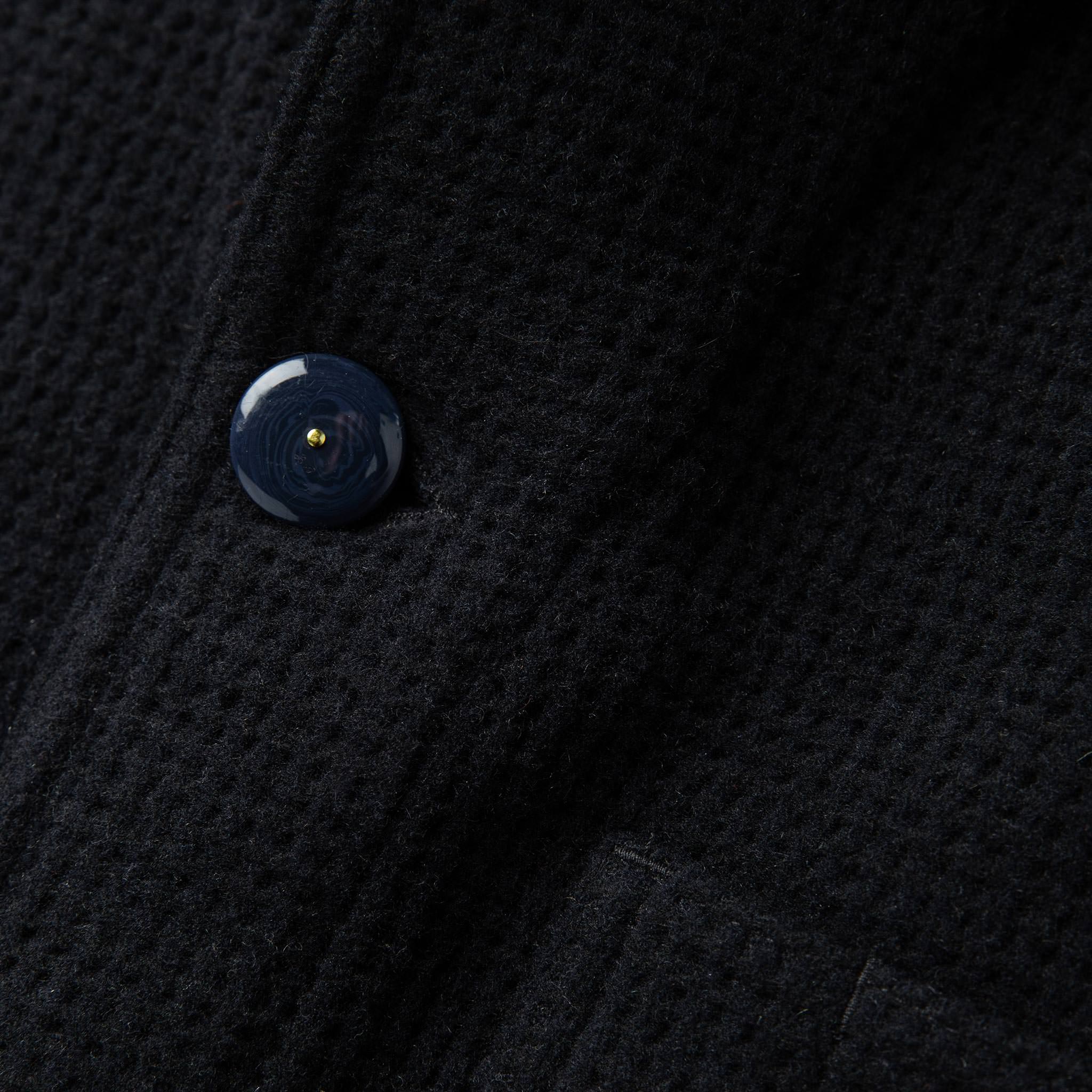 The Ojai Jacket in Navy Waffle Wool - Image 8
