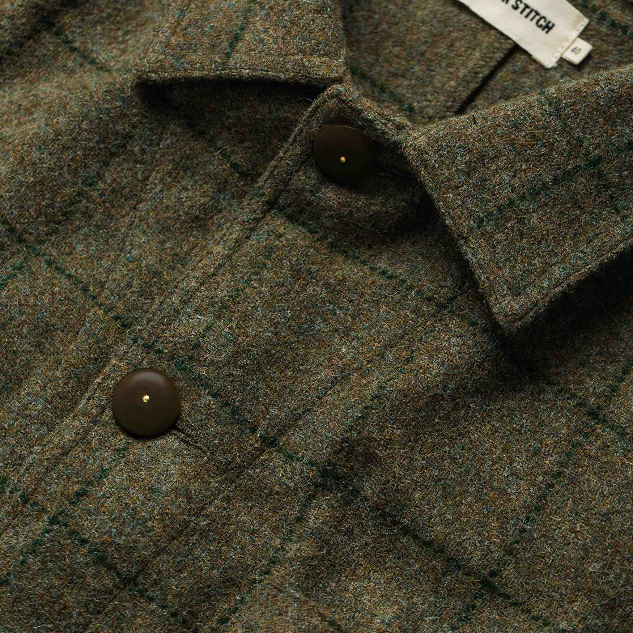 The Ojai Jacket in Windowpane Wool - Image 7