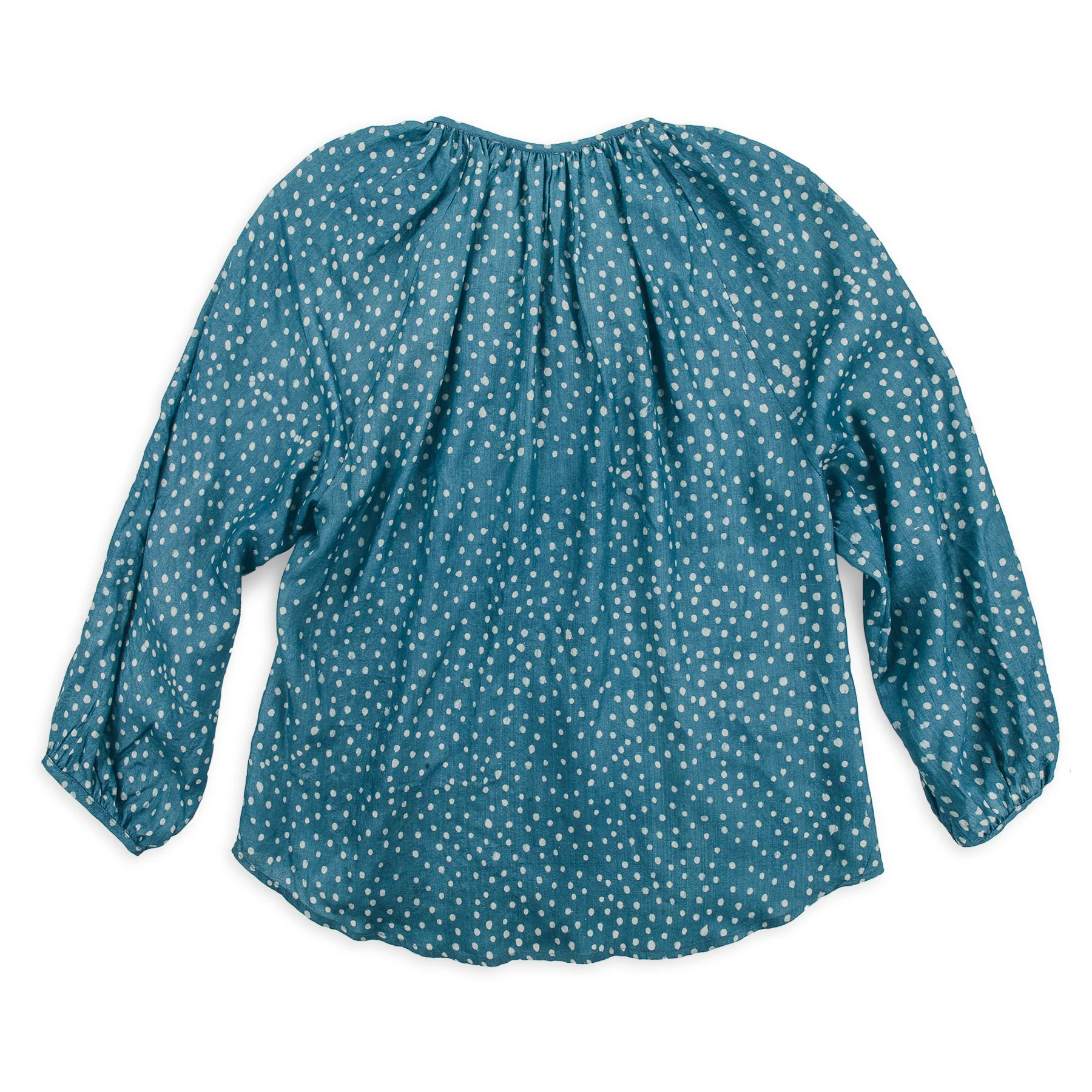 The Orinda Blouse in Dotted Silk Batik - Image 6