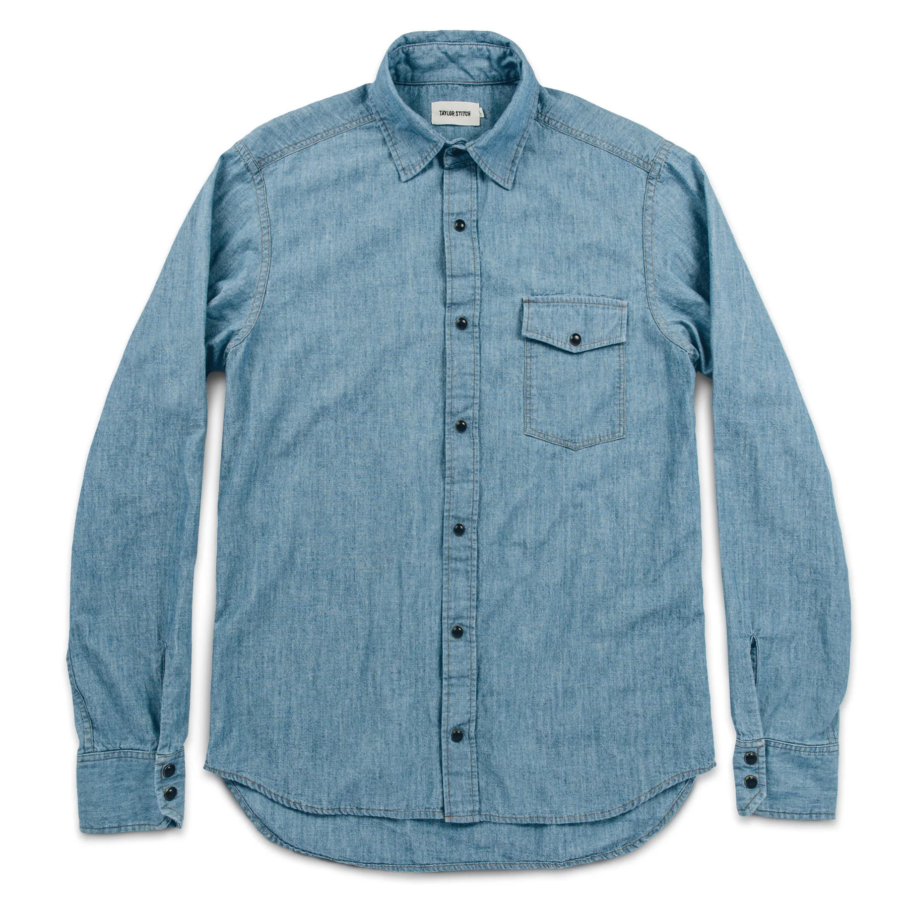 The Oxnard in Sun Bleached Chambray - Image 8