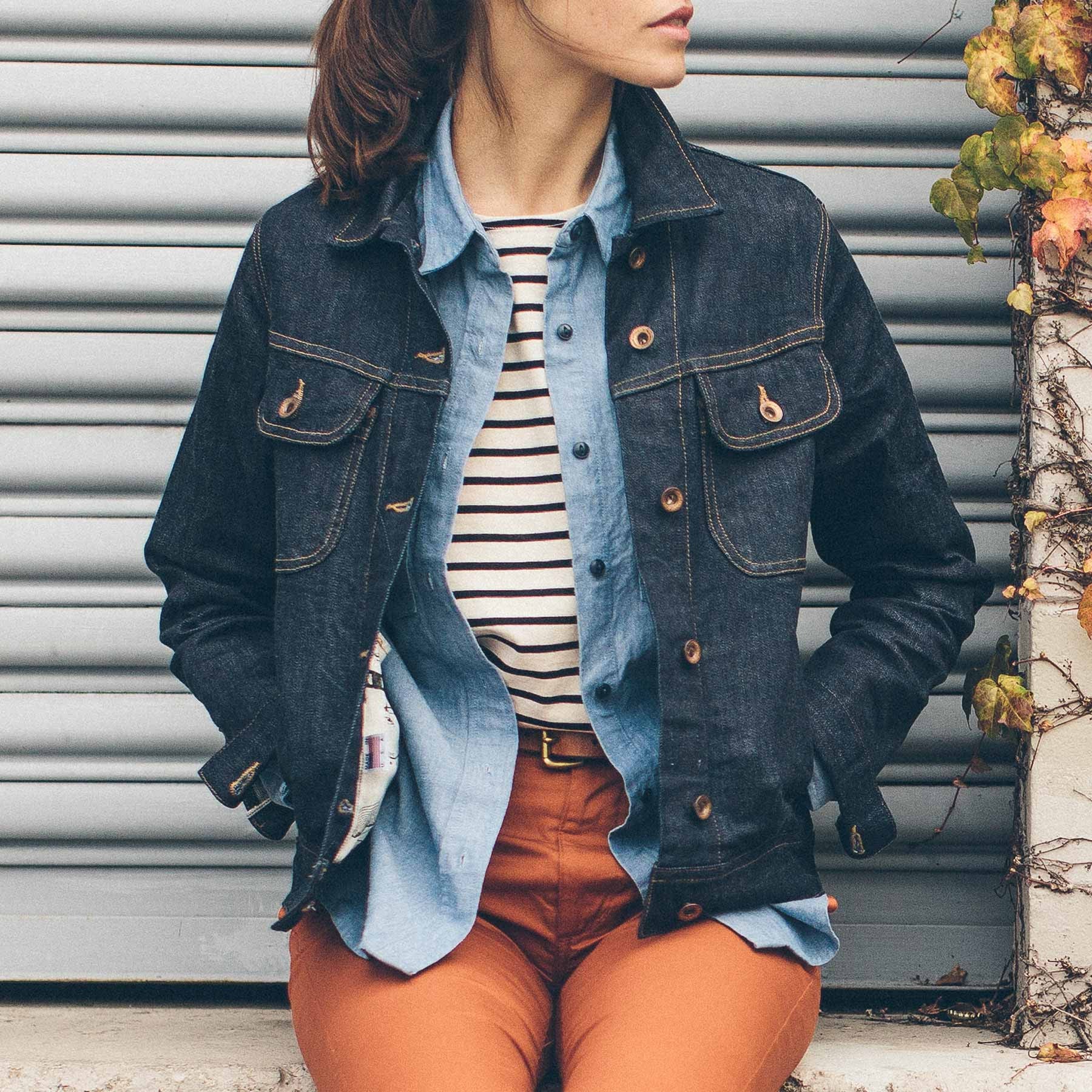 The Pacific Jacket in Cone Mills Stretch Selvage - Image 3