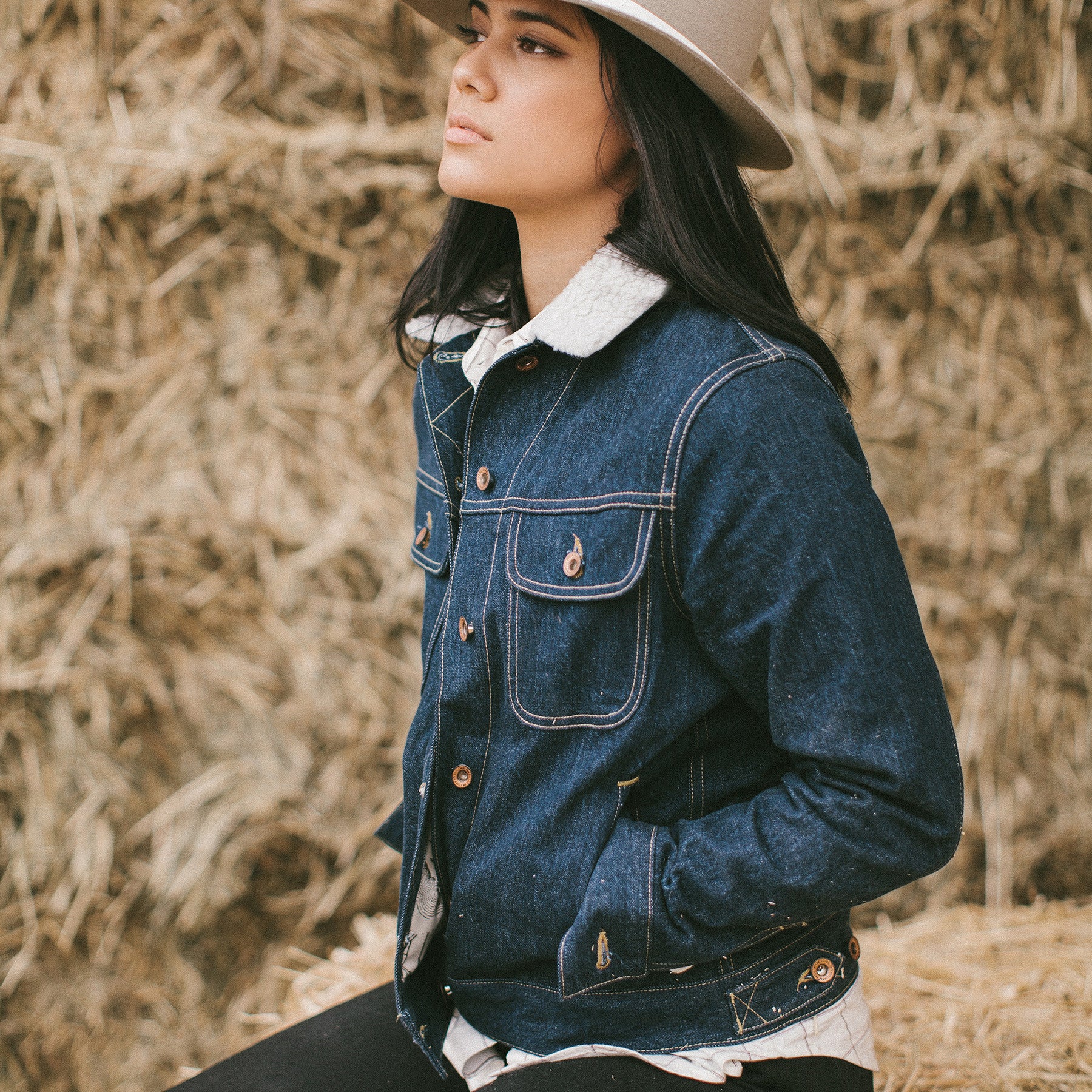 The Pacific Jacket in Sea Washed Selvage Denim - Image 2