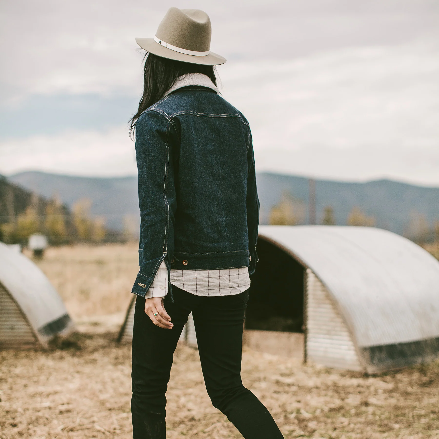 The Pacific Jacket in Sea Washed Selvage Denim - Image 4