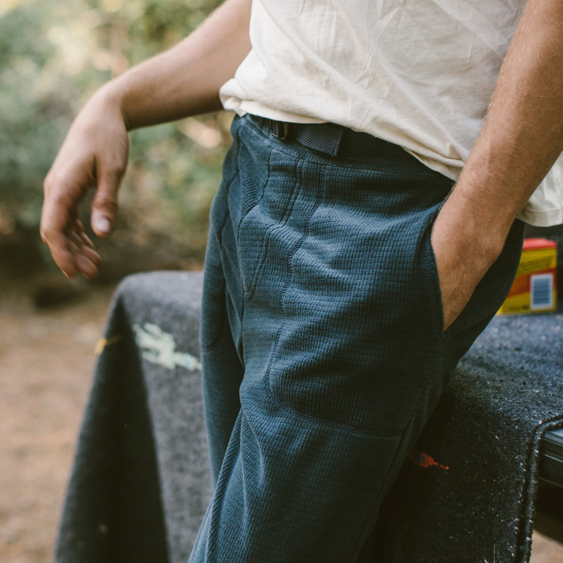 The Pack Pant in Midnight Polartec Fleece - Image 2