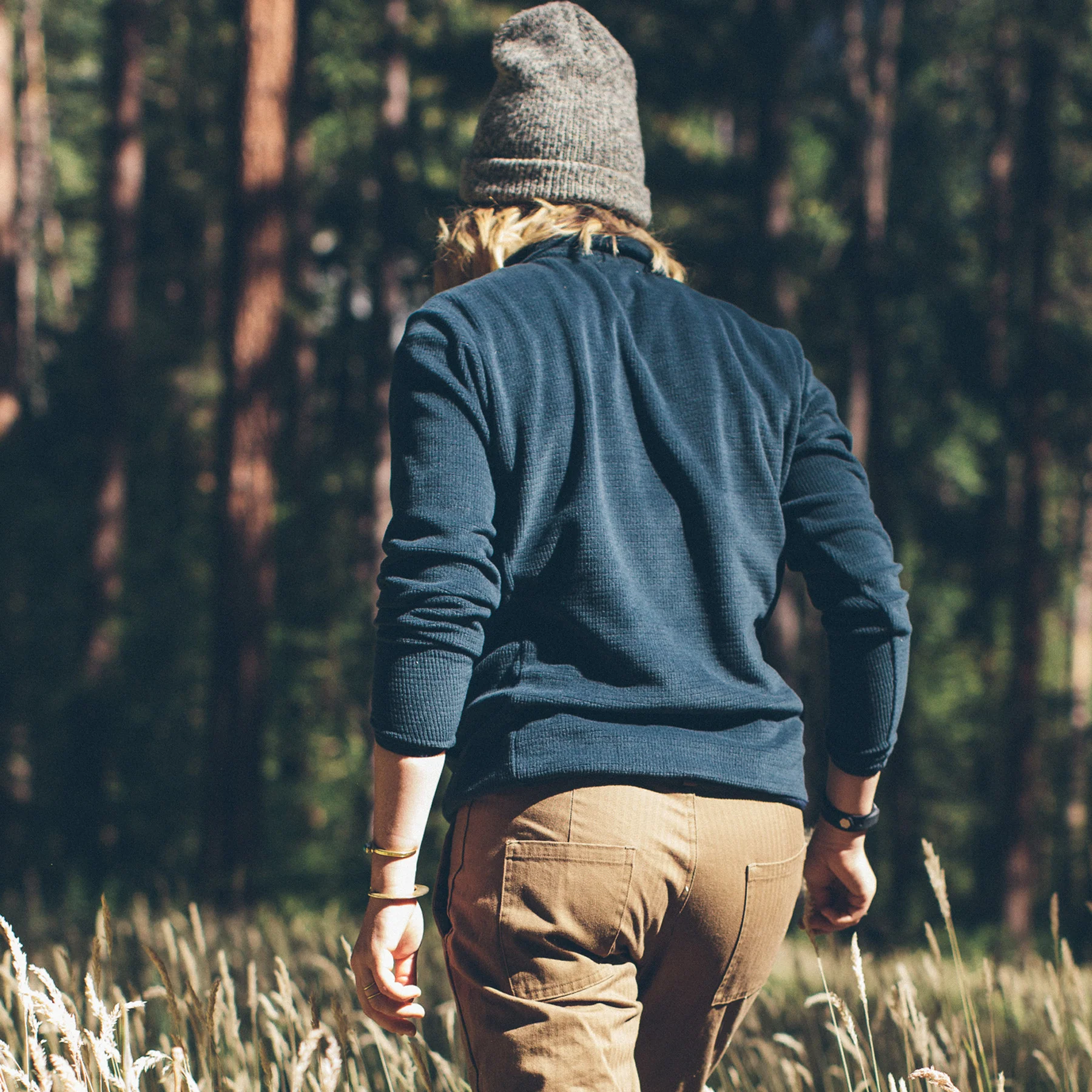 The Pack Pullover in Midnight Polartec Fleece - Image 4