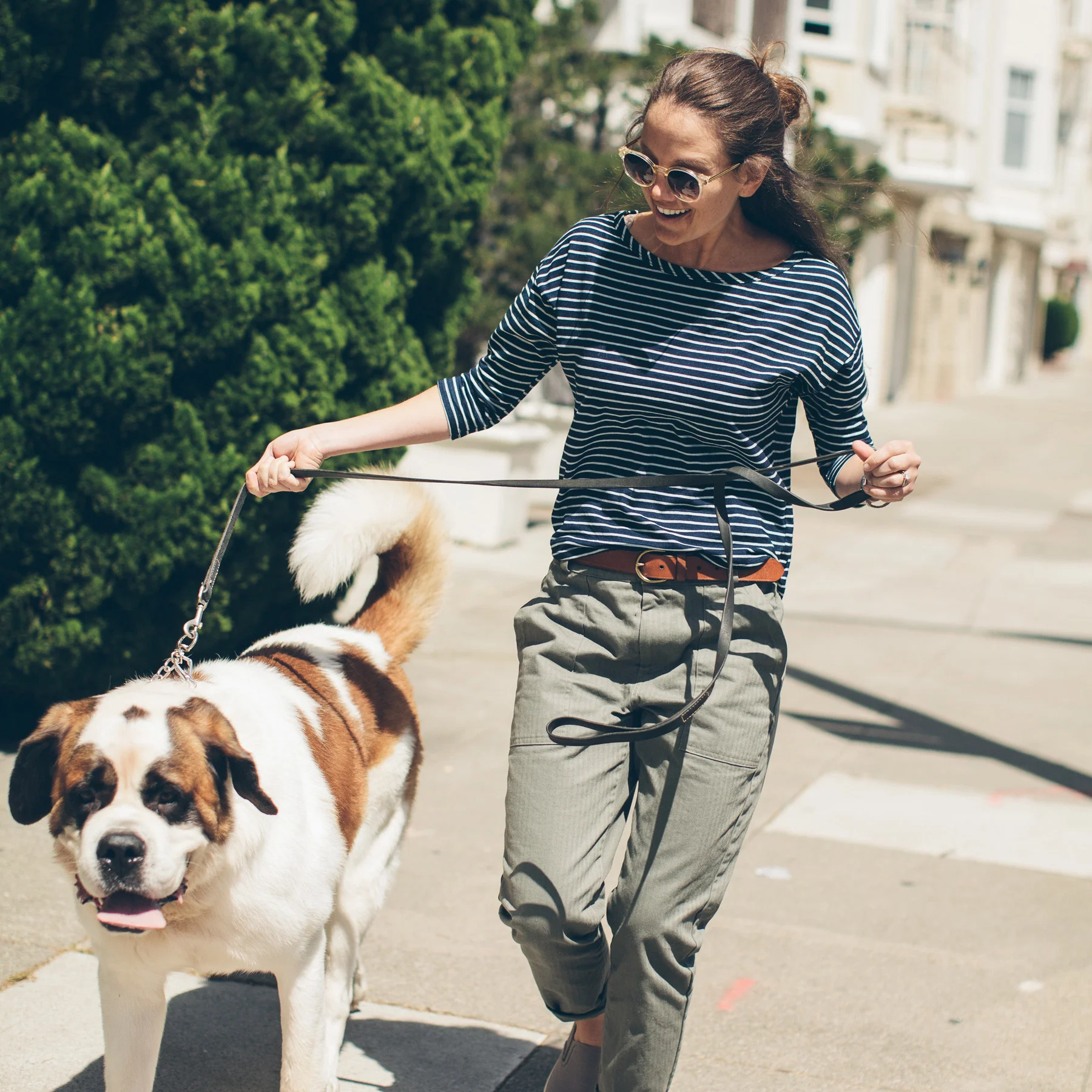 The Paige in Indigo & White Stripe - Image 3