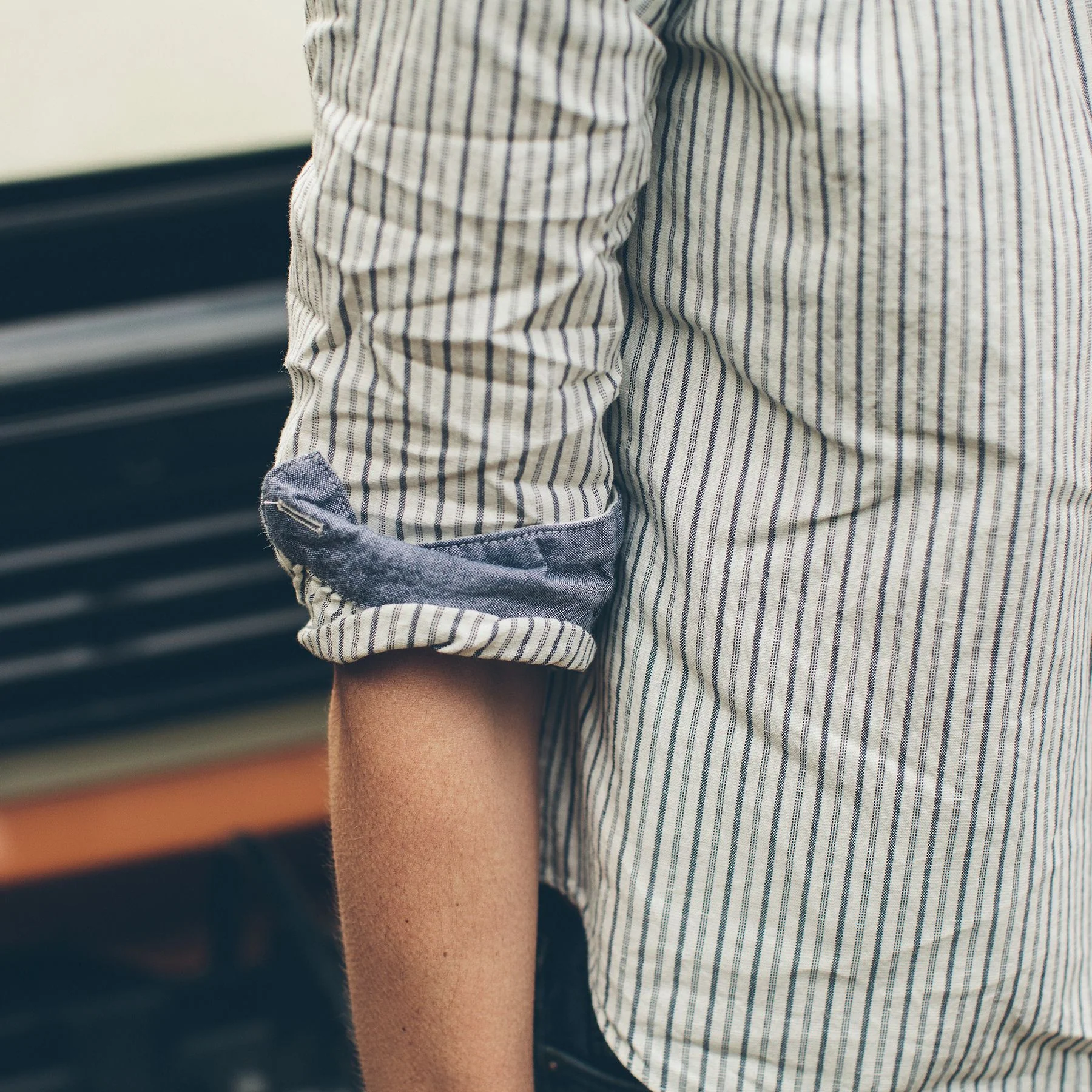 The Parker in Indigo Stripe - Image 3