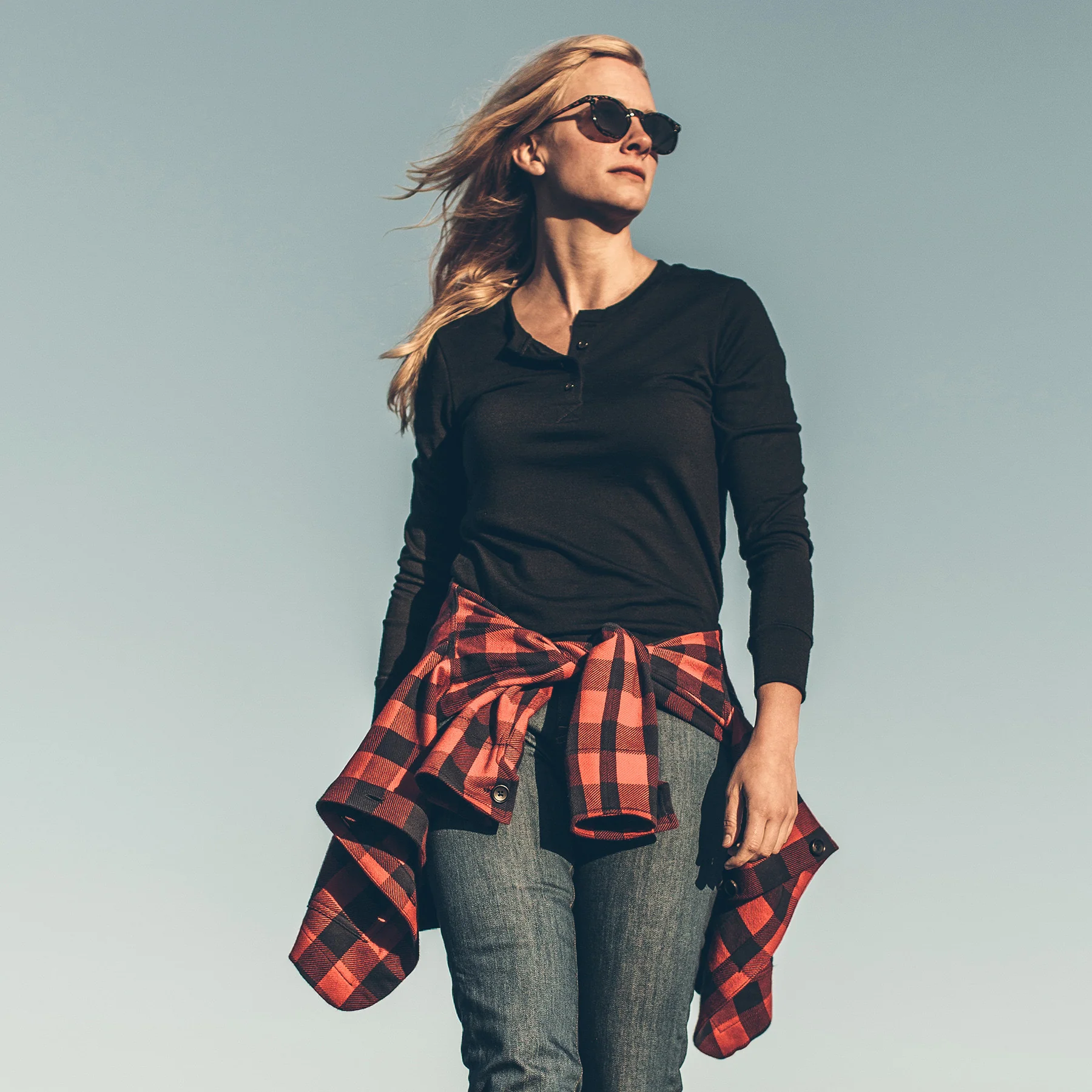 The Peyton Henley in Noir Merino - Image 2