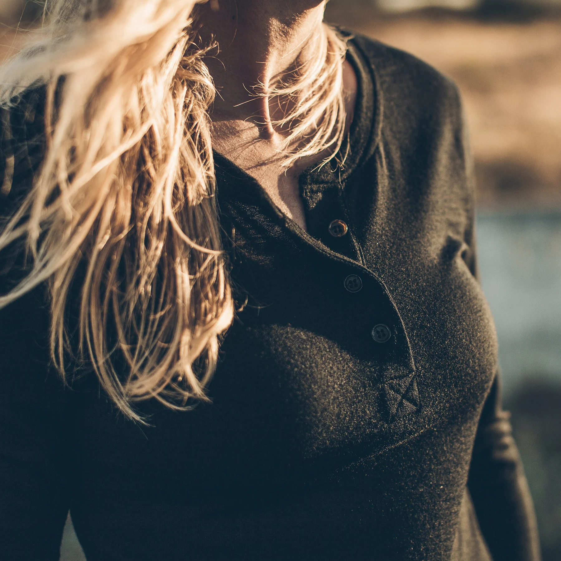 The Peyton Henley in Noir Merino - Image 3